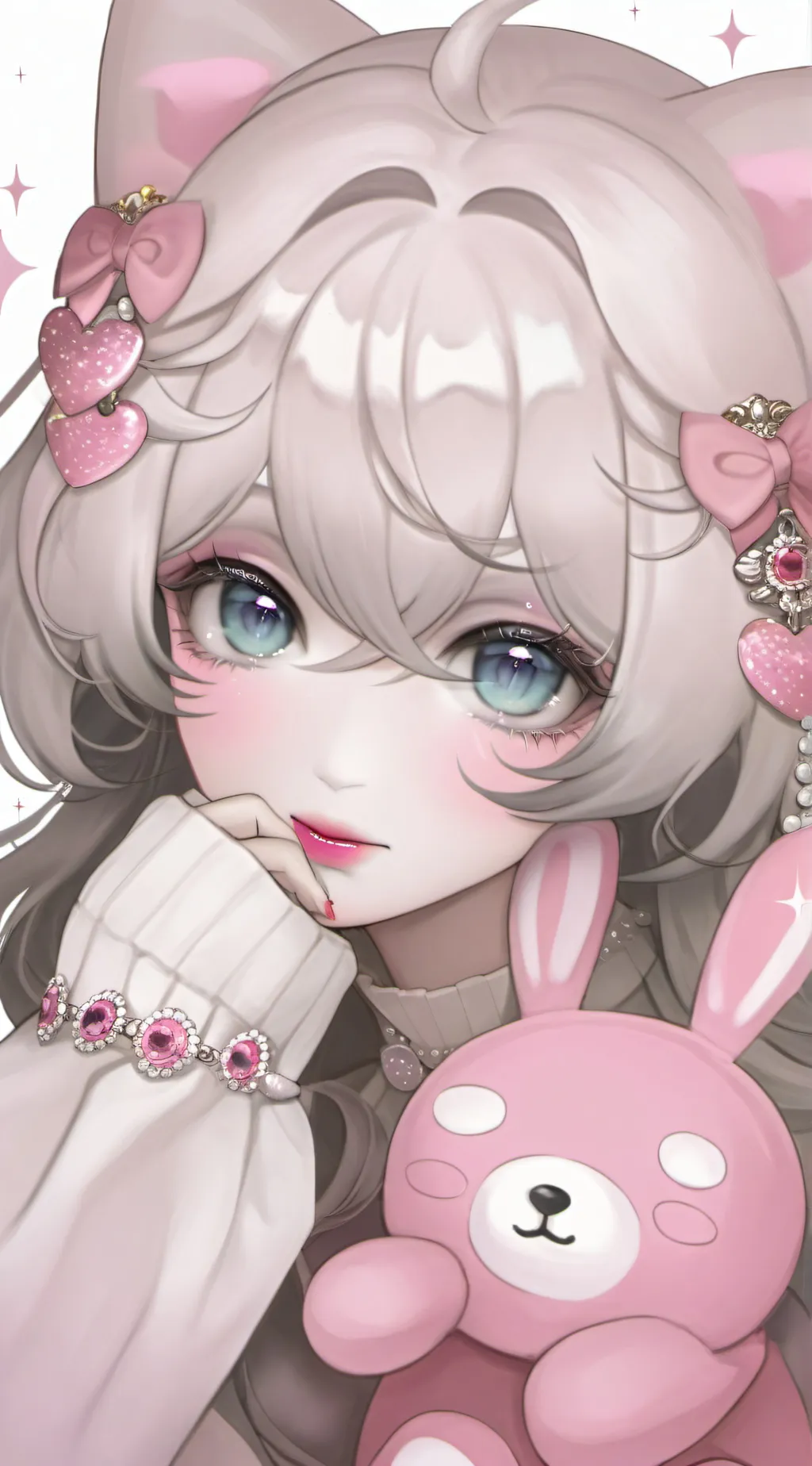 ai character: ♡♧cherry♡♧ background