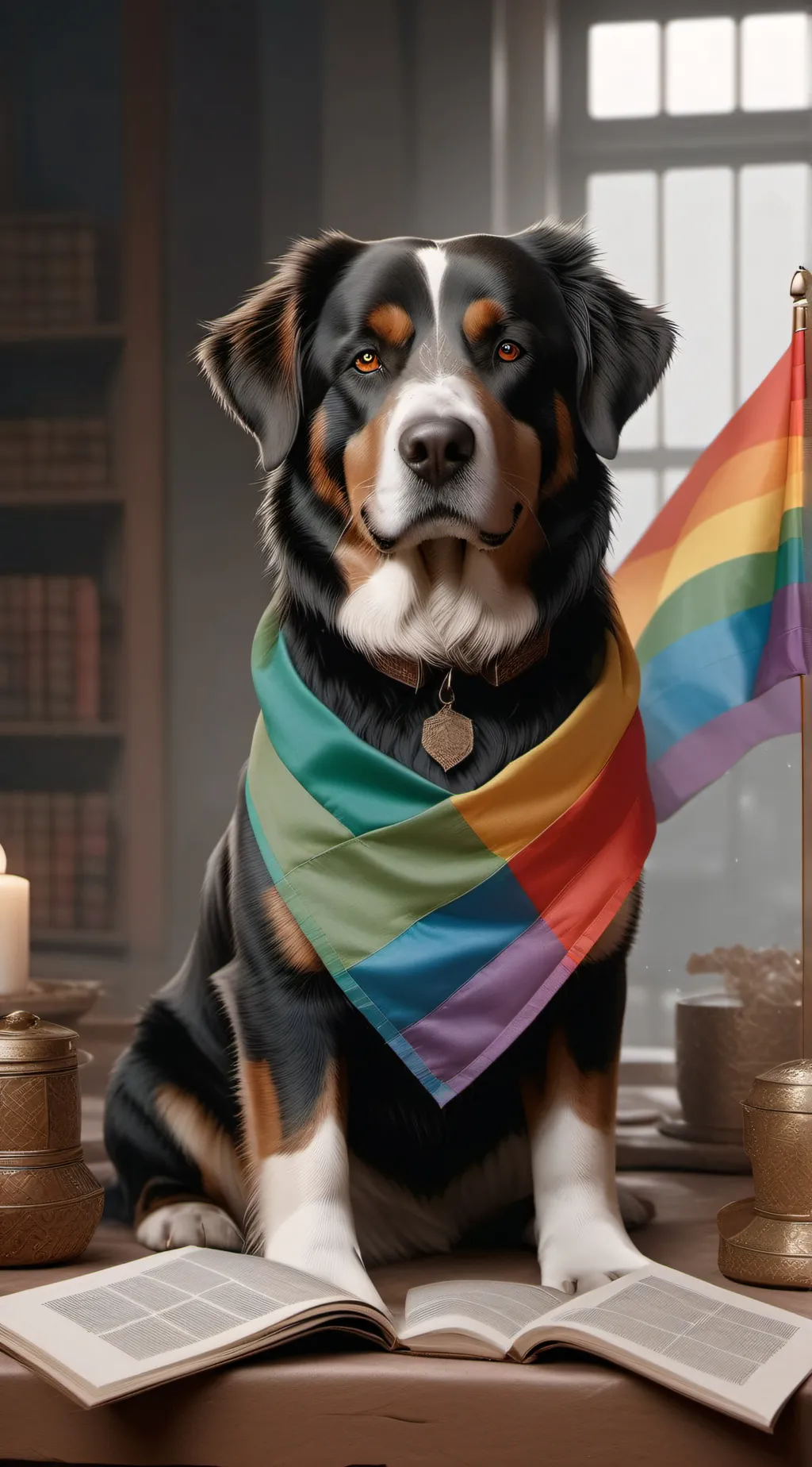 ai character: Gay test background