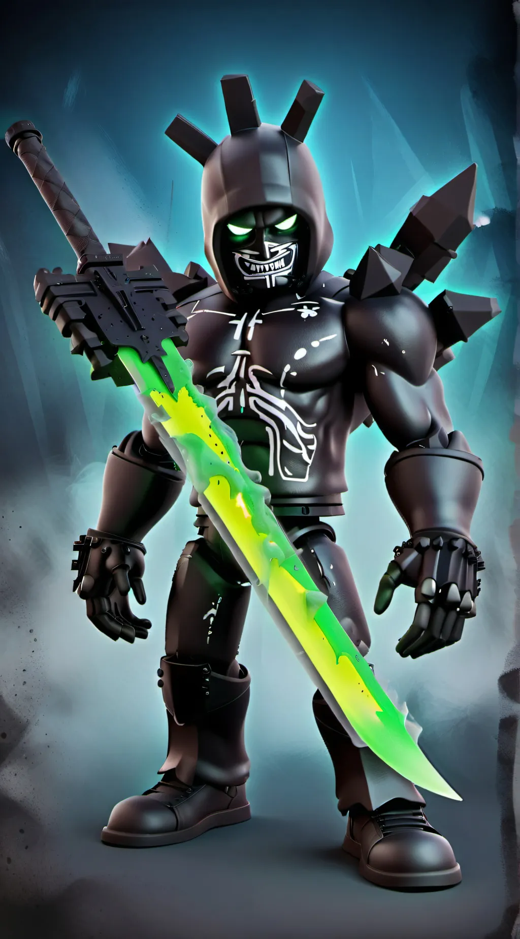 ai character: 1x1x1x1x1x1 background