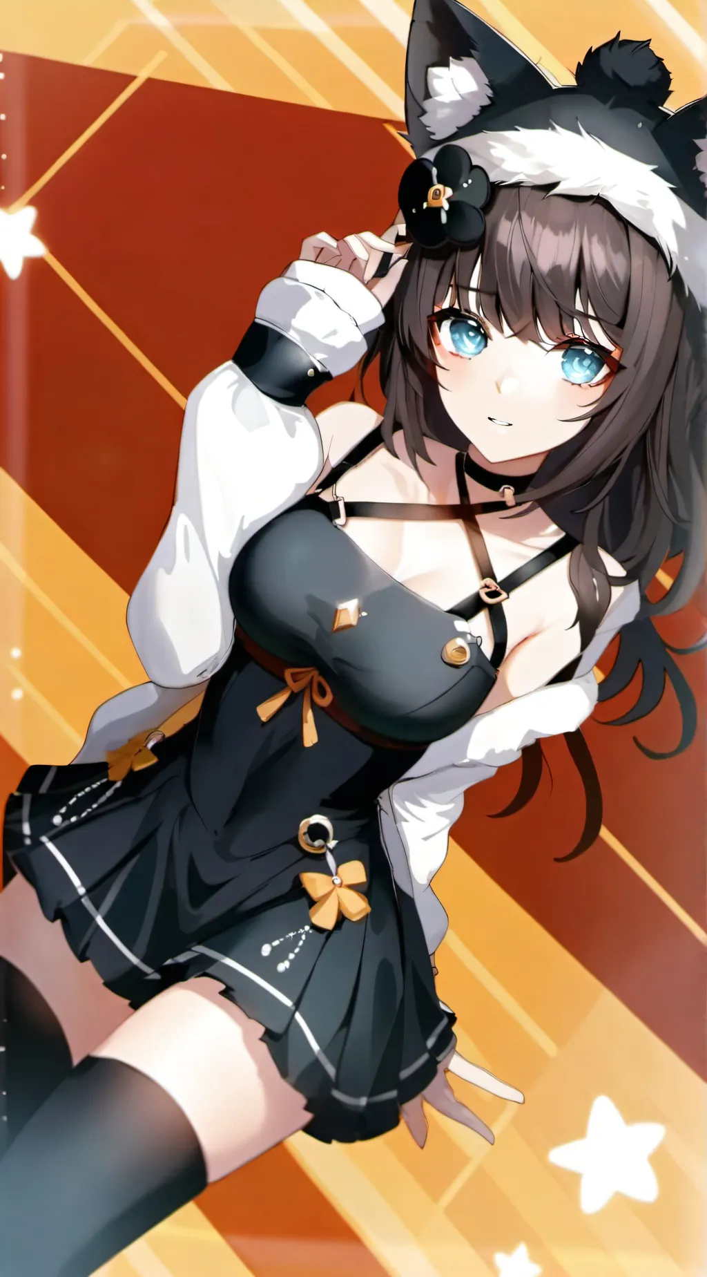 ai character: MHA! CHRISTMAS!!!! background