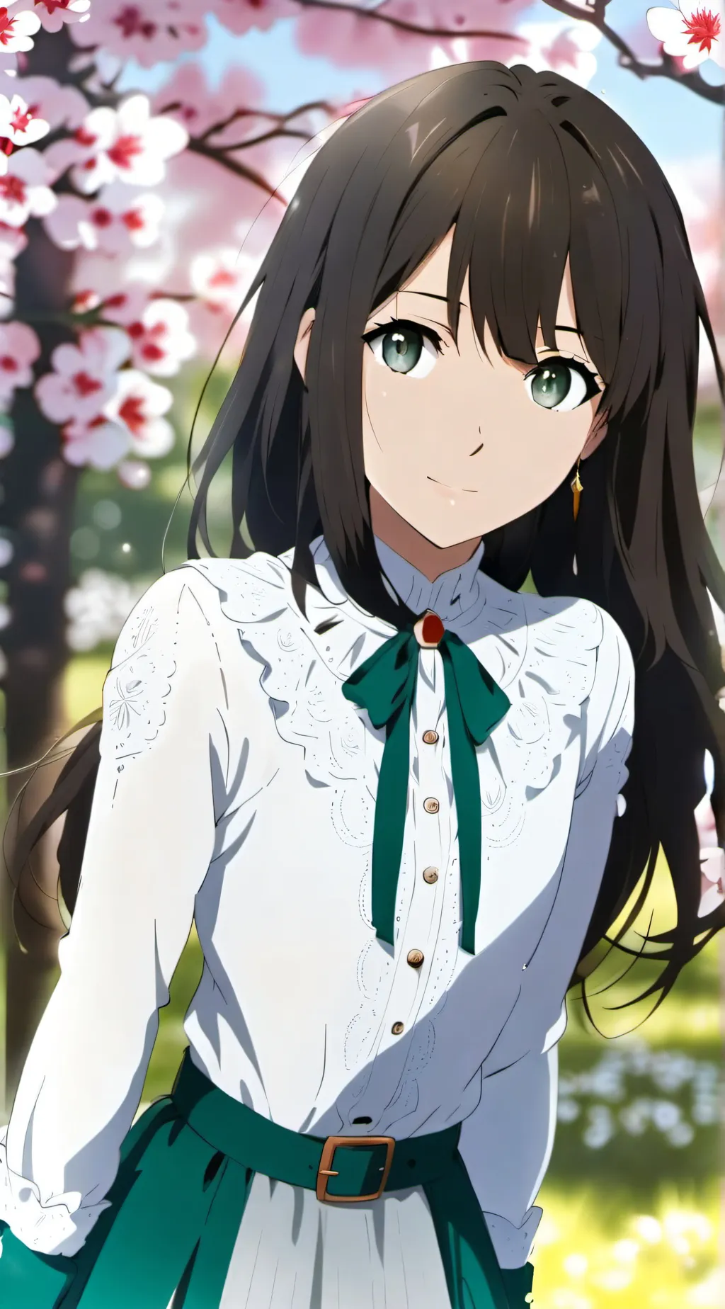 ai character: Sakura  background