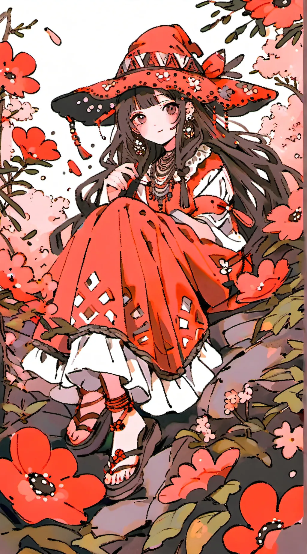 ai character: maya❤️🍡🍬 background