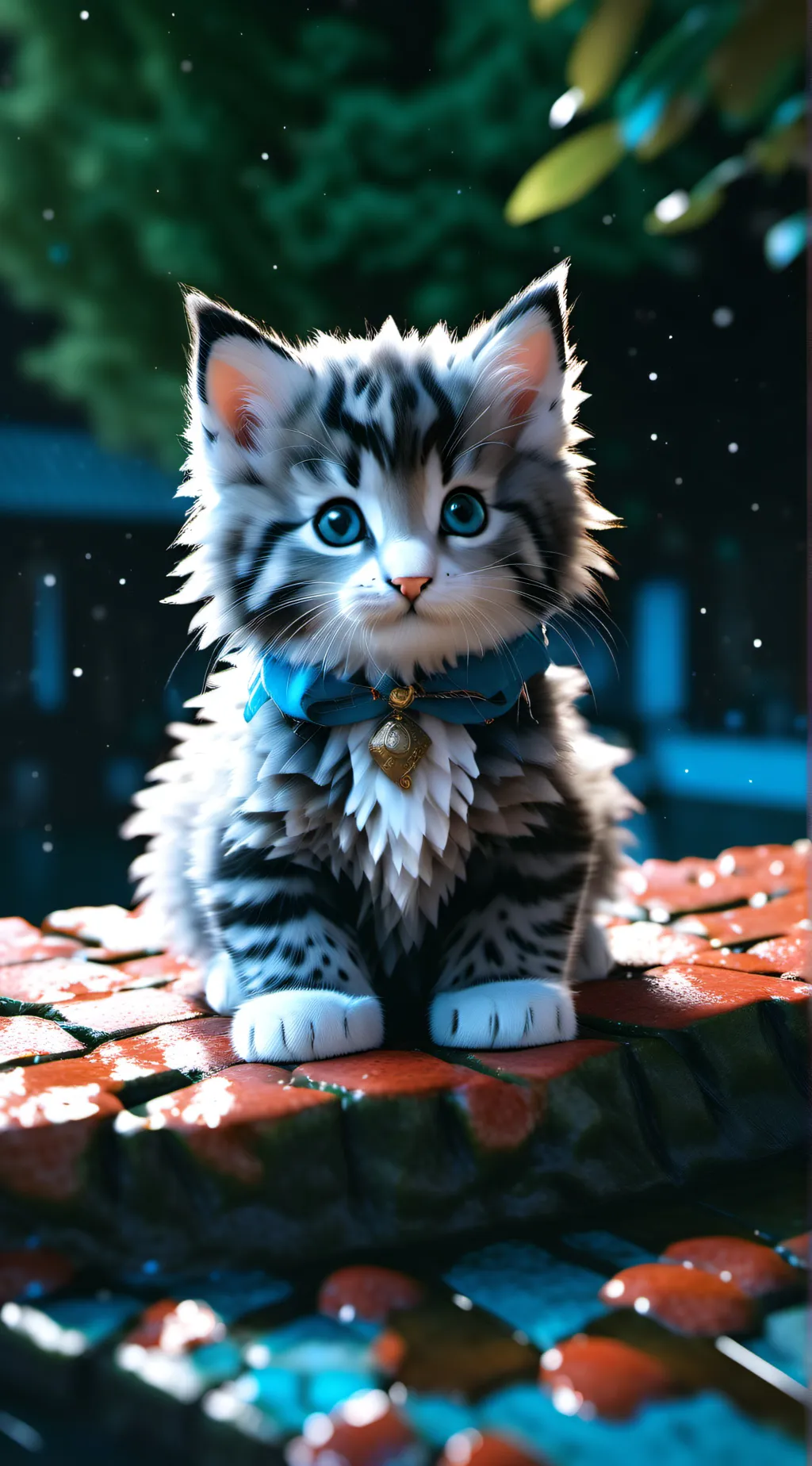 ai character: K I T T Y background