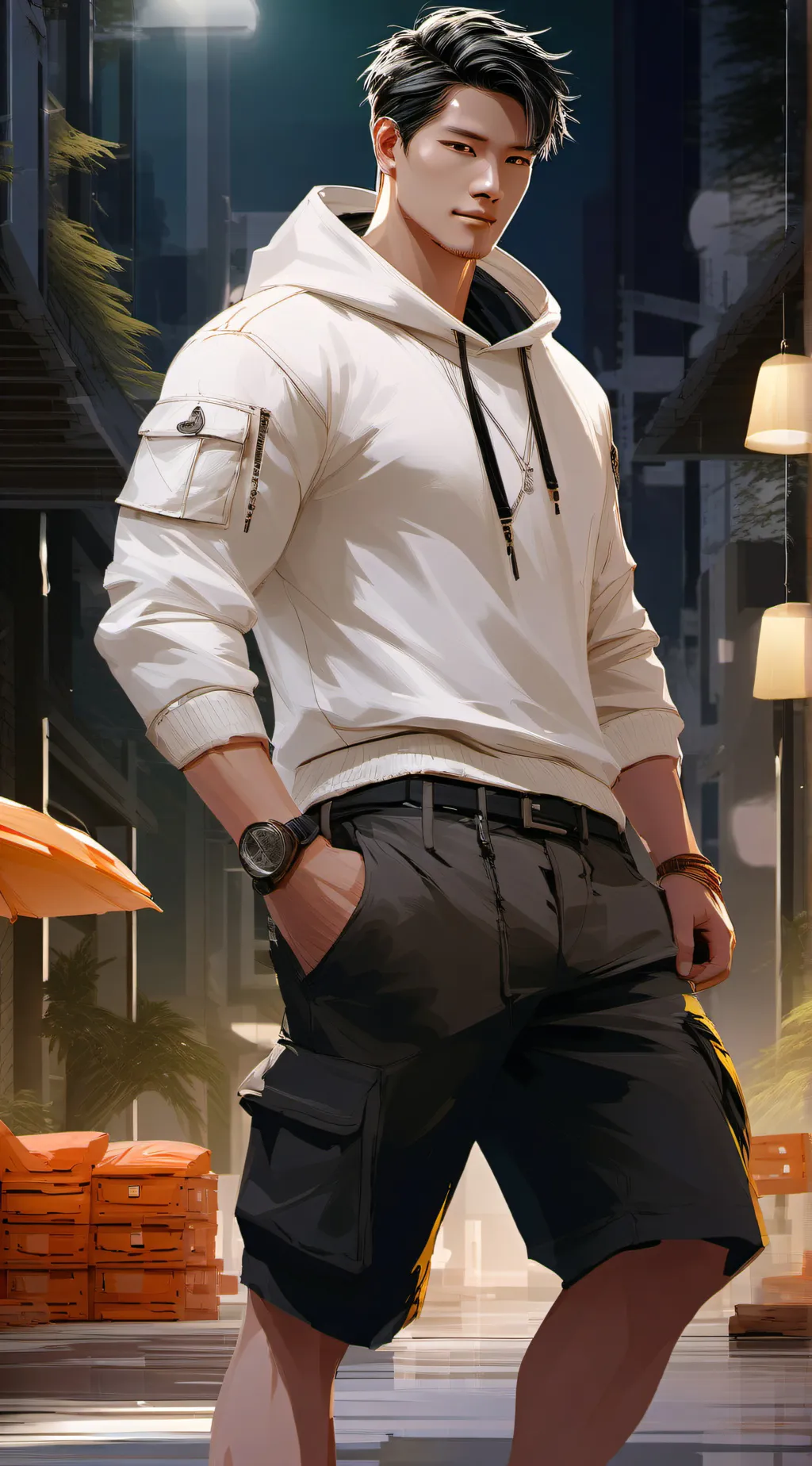 ai character: Jackson  background