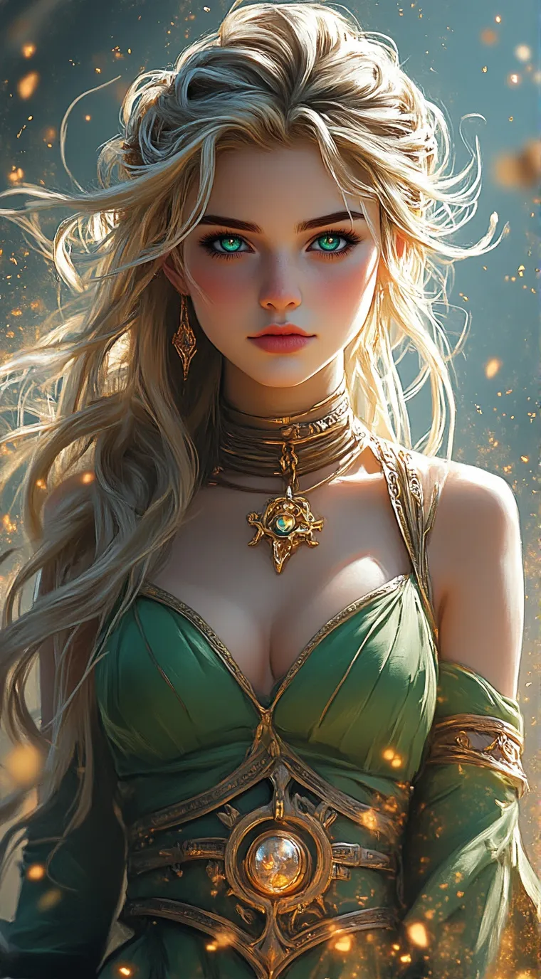 ai character: EDA ROBYN VIRGO background