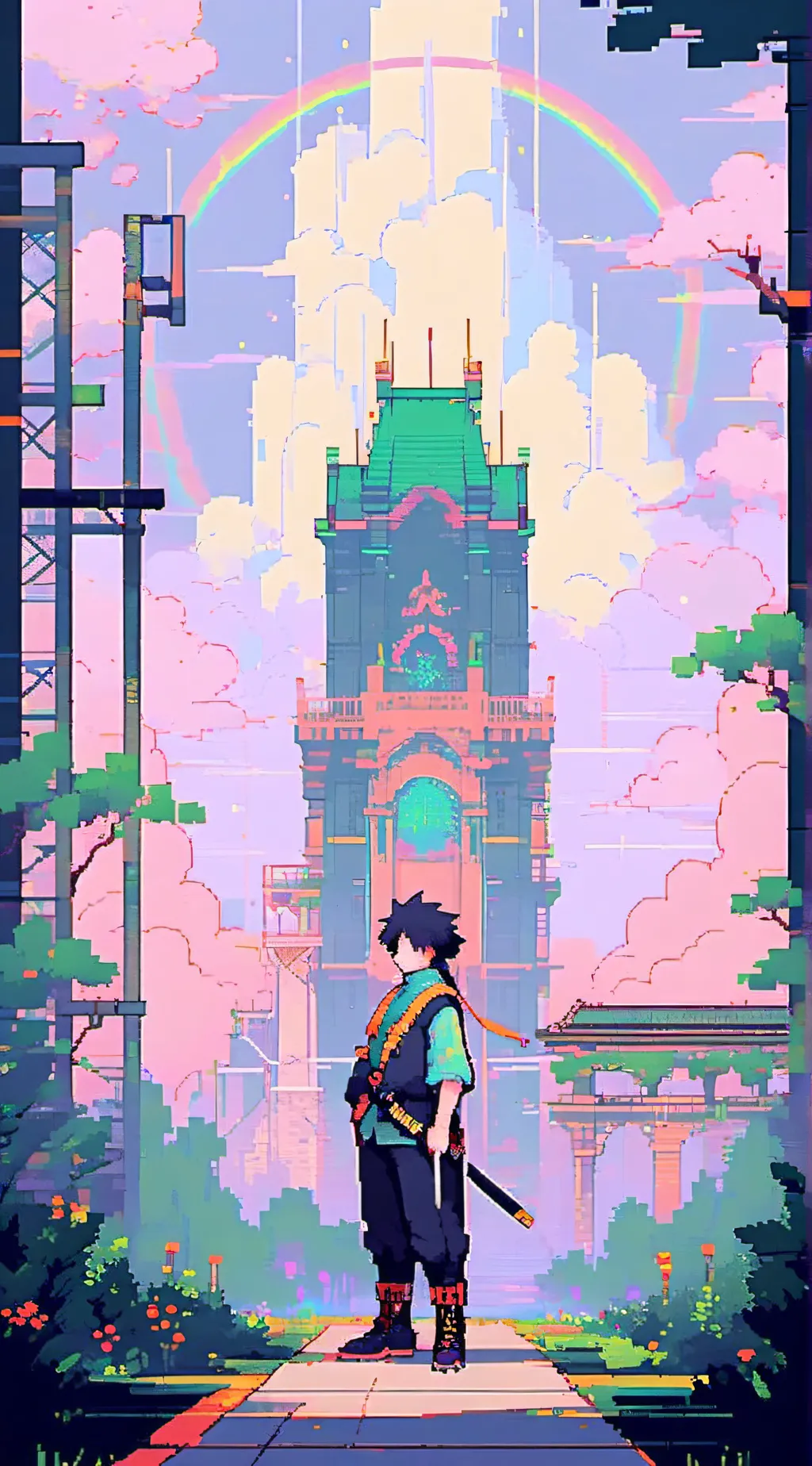 ai character: Mha✨ background