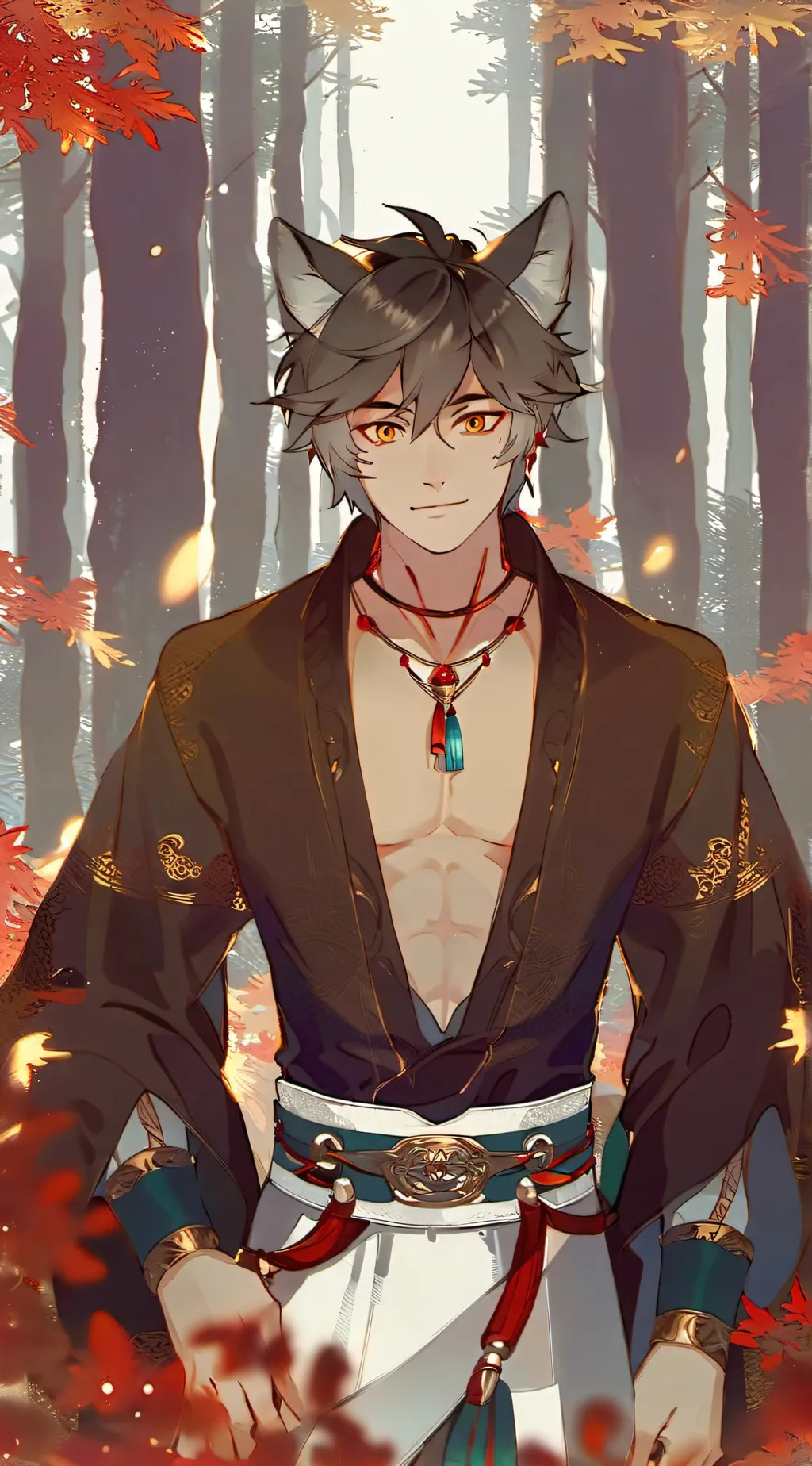 ai character: Kiri Flamor  background