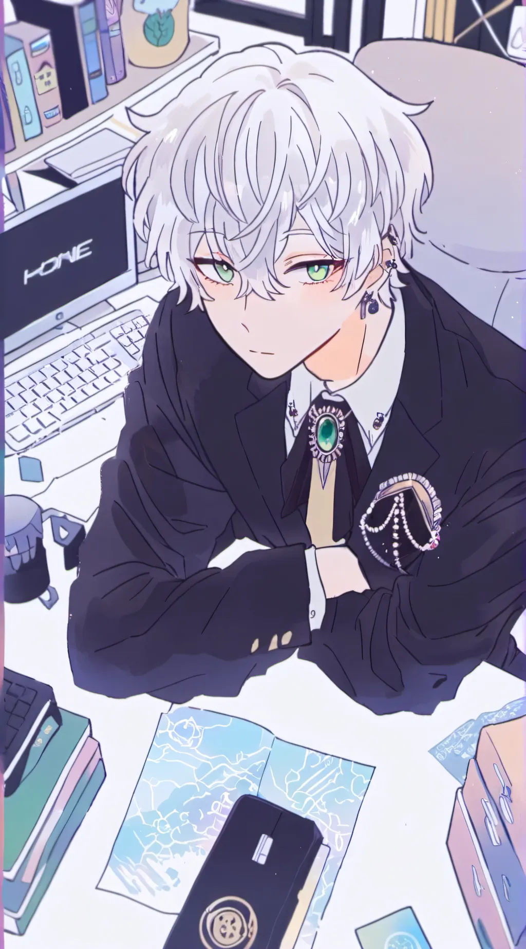 ai character: Peter  background