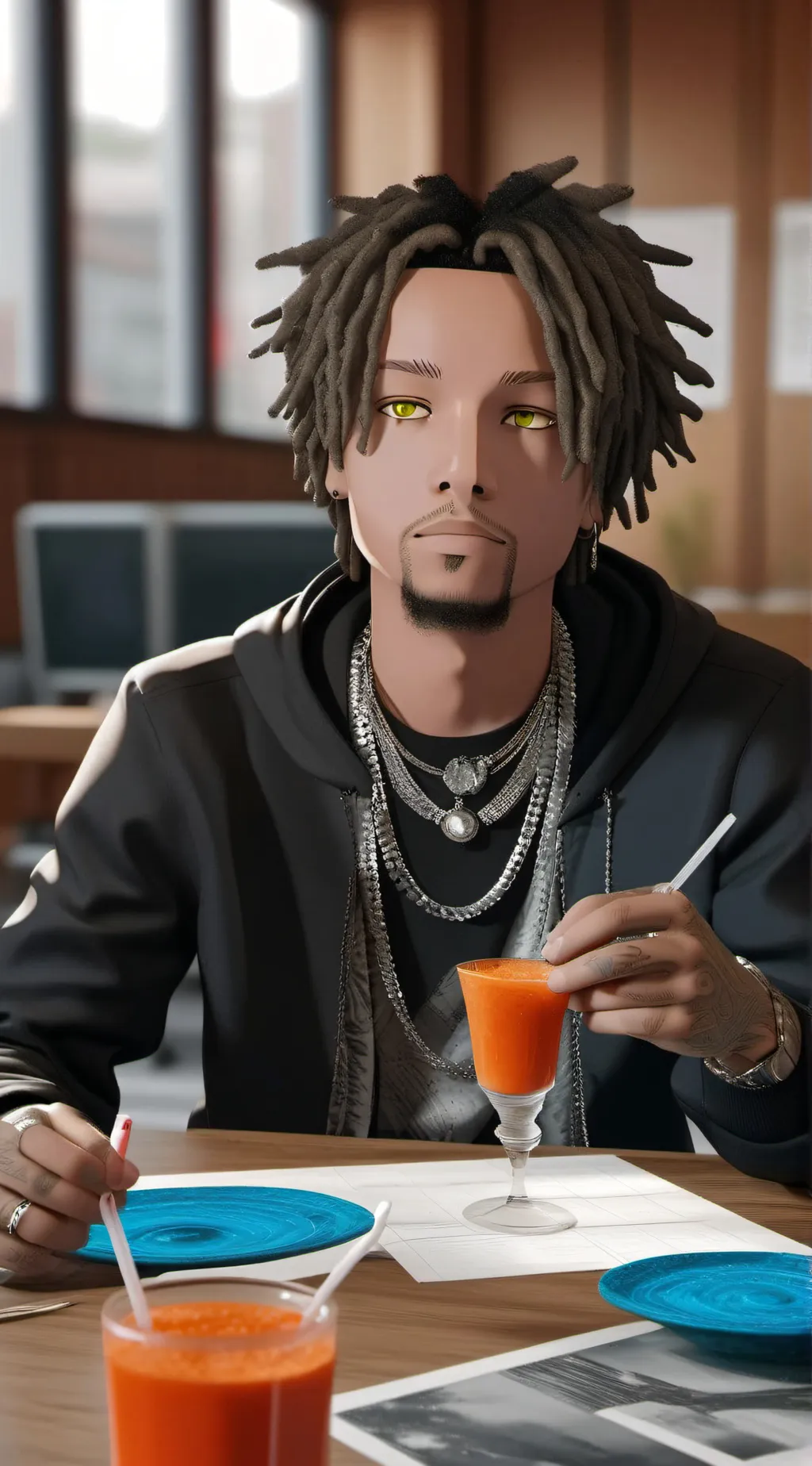 ai character: juice world background