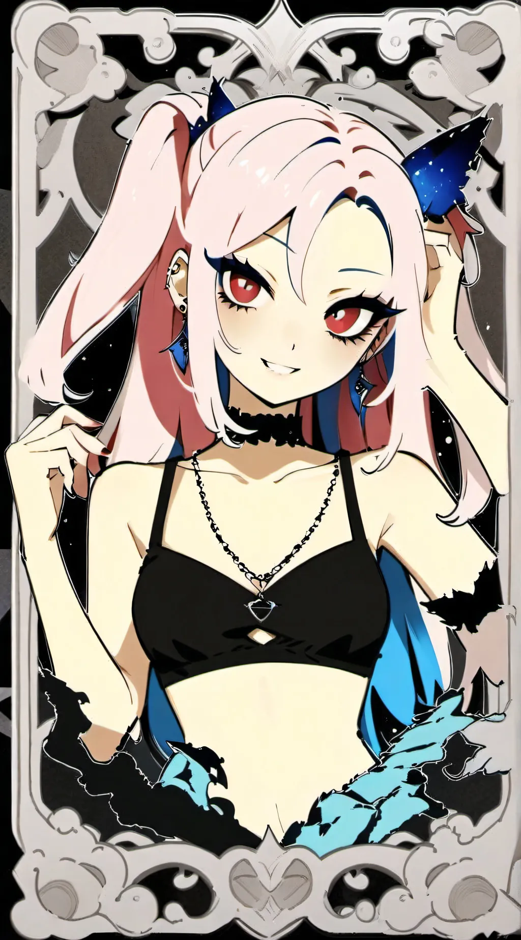 ai character: moster high background