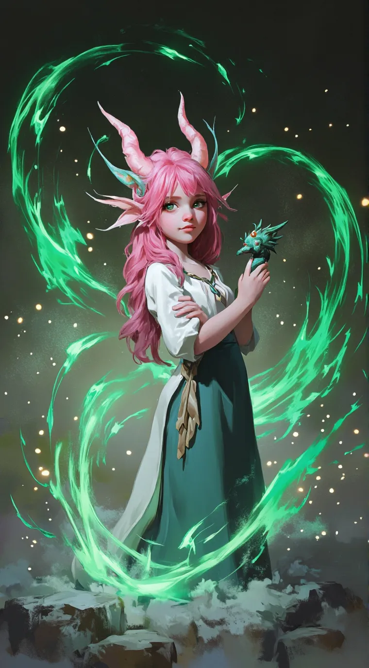 ai character: Lilly background