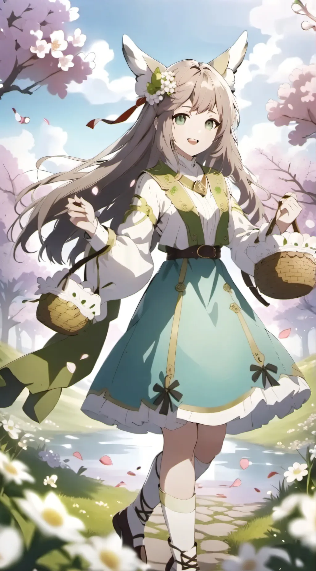 ai character: SMILE SMILE SMILE background