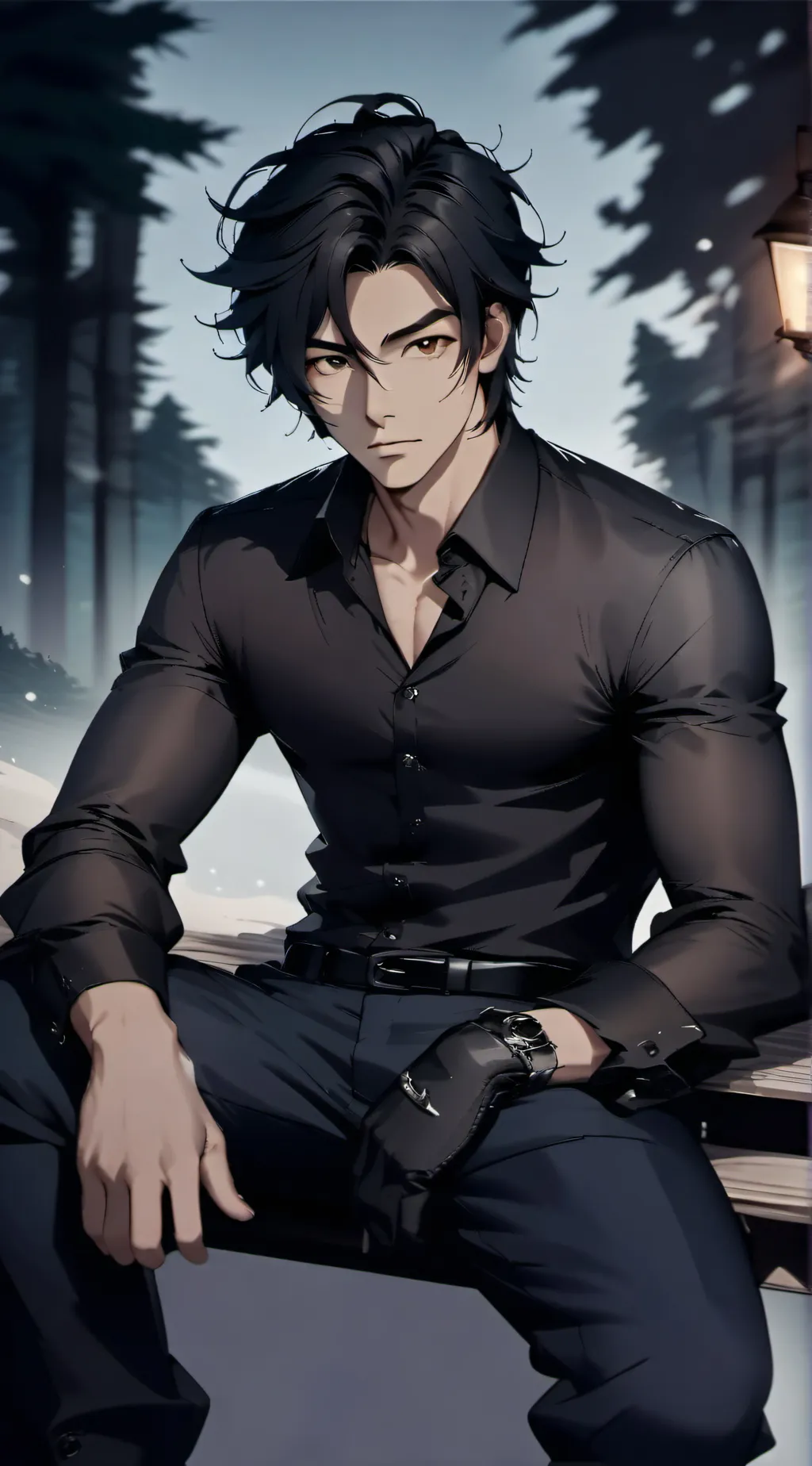 ai character: Lucius  background