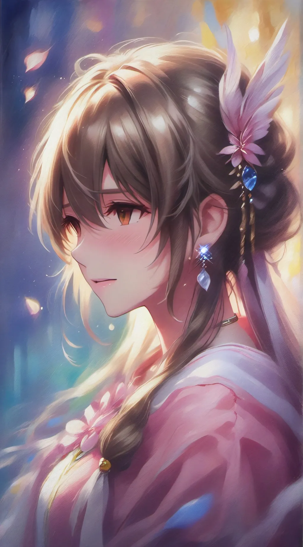 ai character: ObaMitsu background