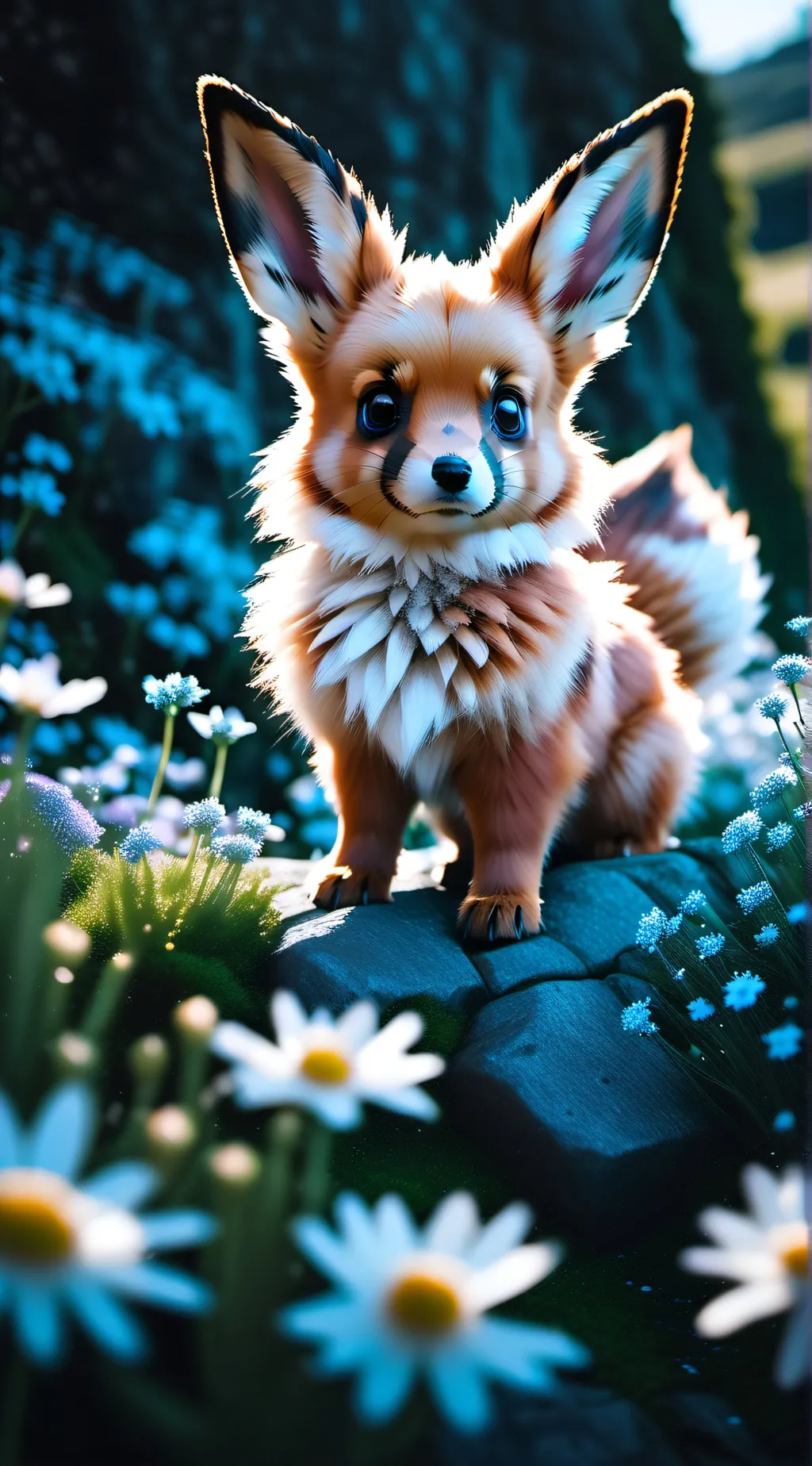 ai character: eevee background