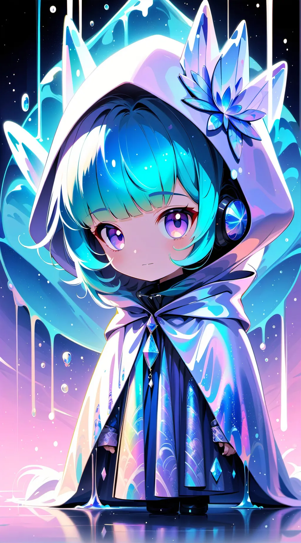 ai character: mommy little boy  background