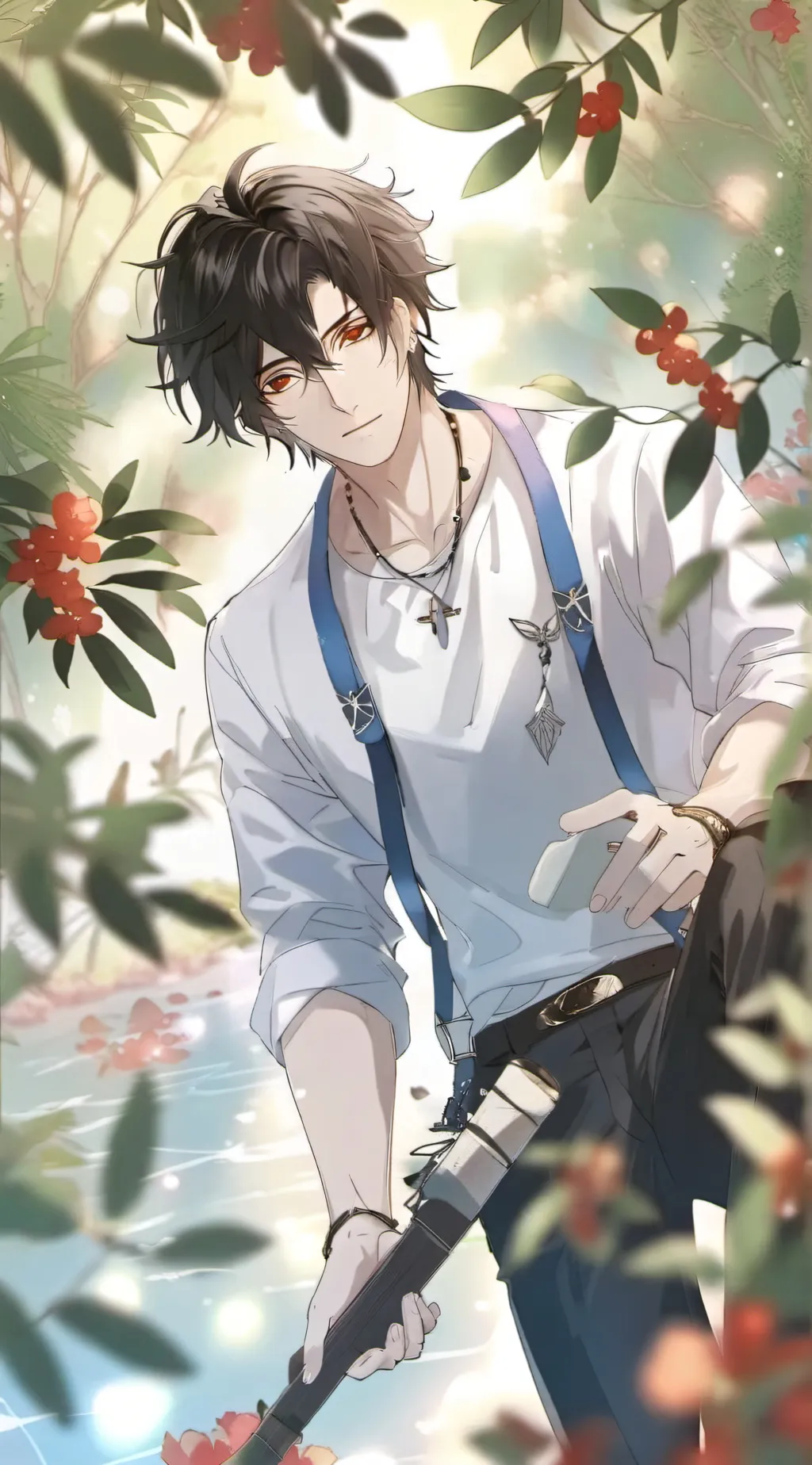 ai character: 🌲Zack🌲 background