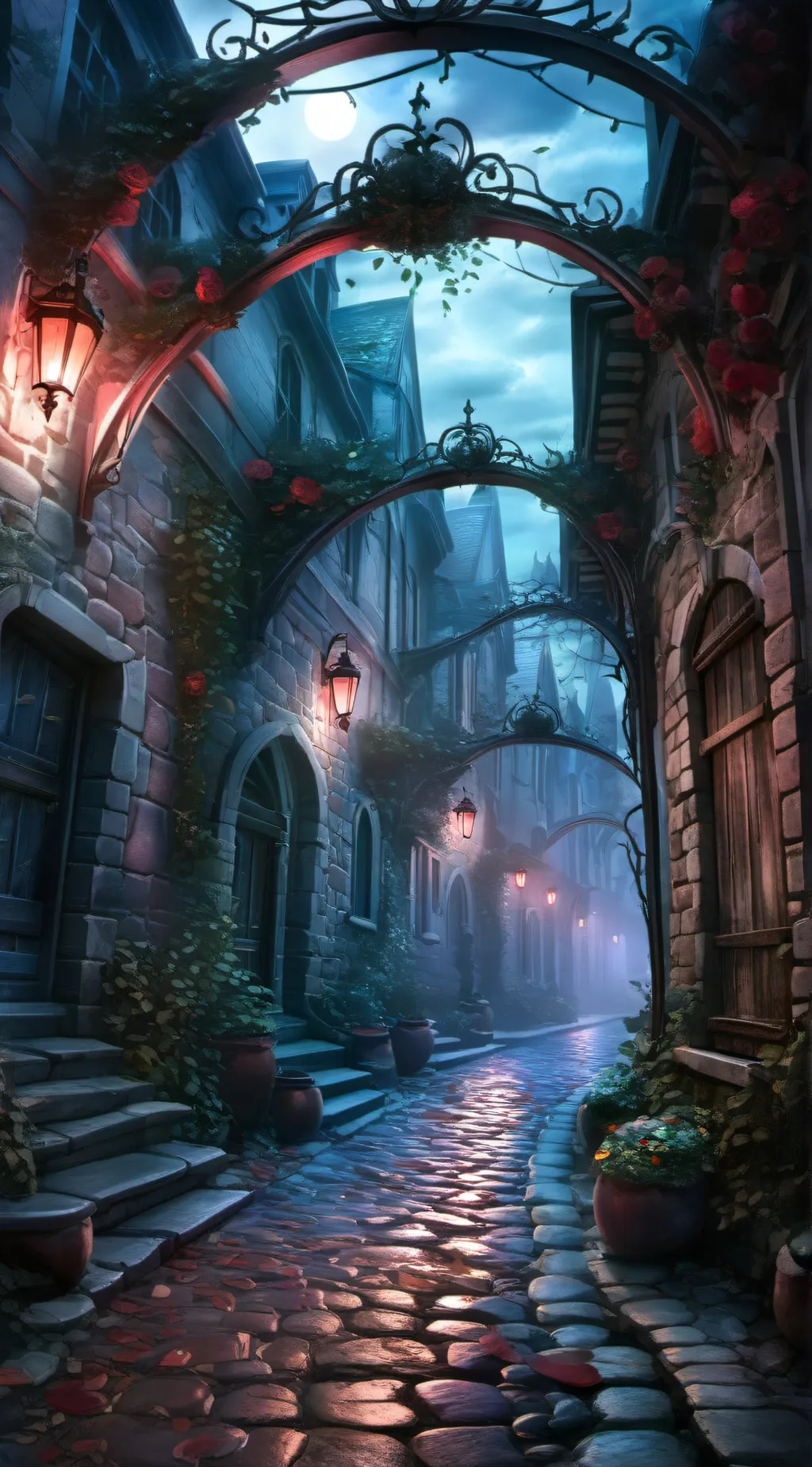 ai character: Chrysalis & Canyon background