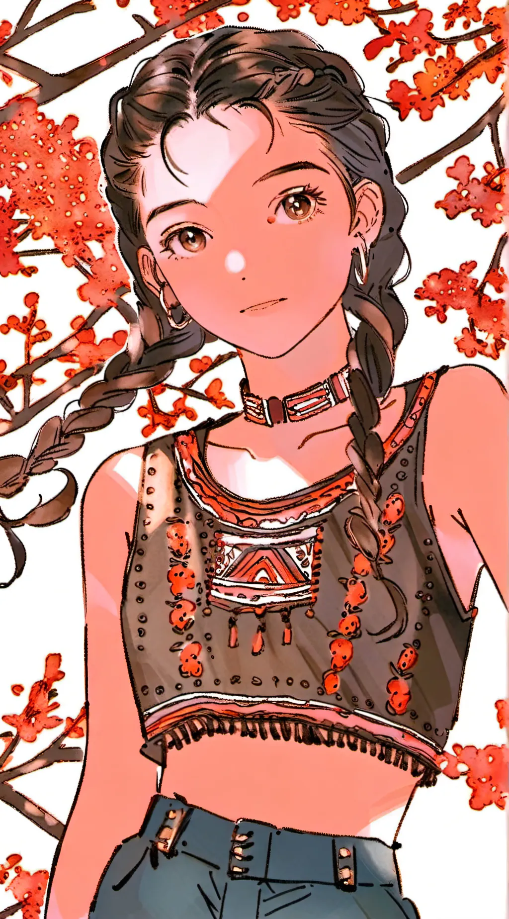 ai character: Chirstmas background