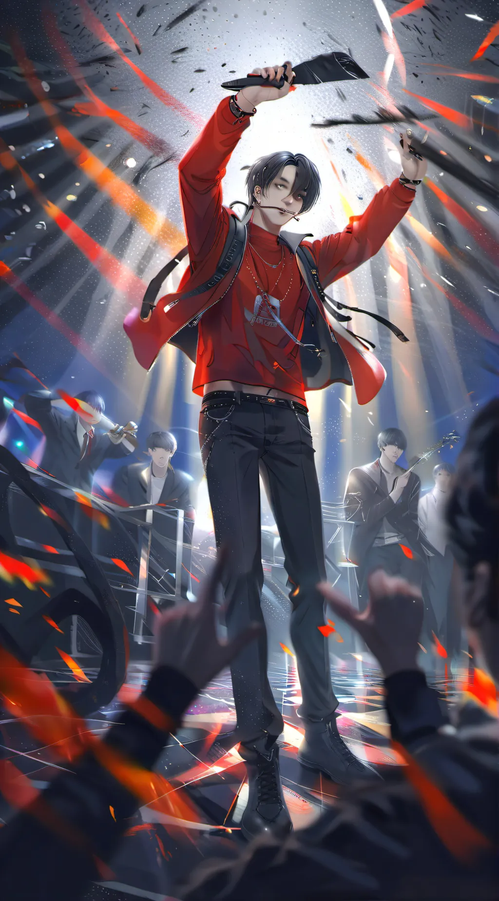 ai character: rm of bts background