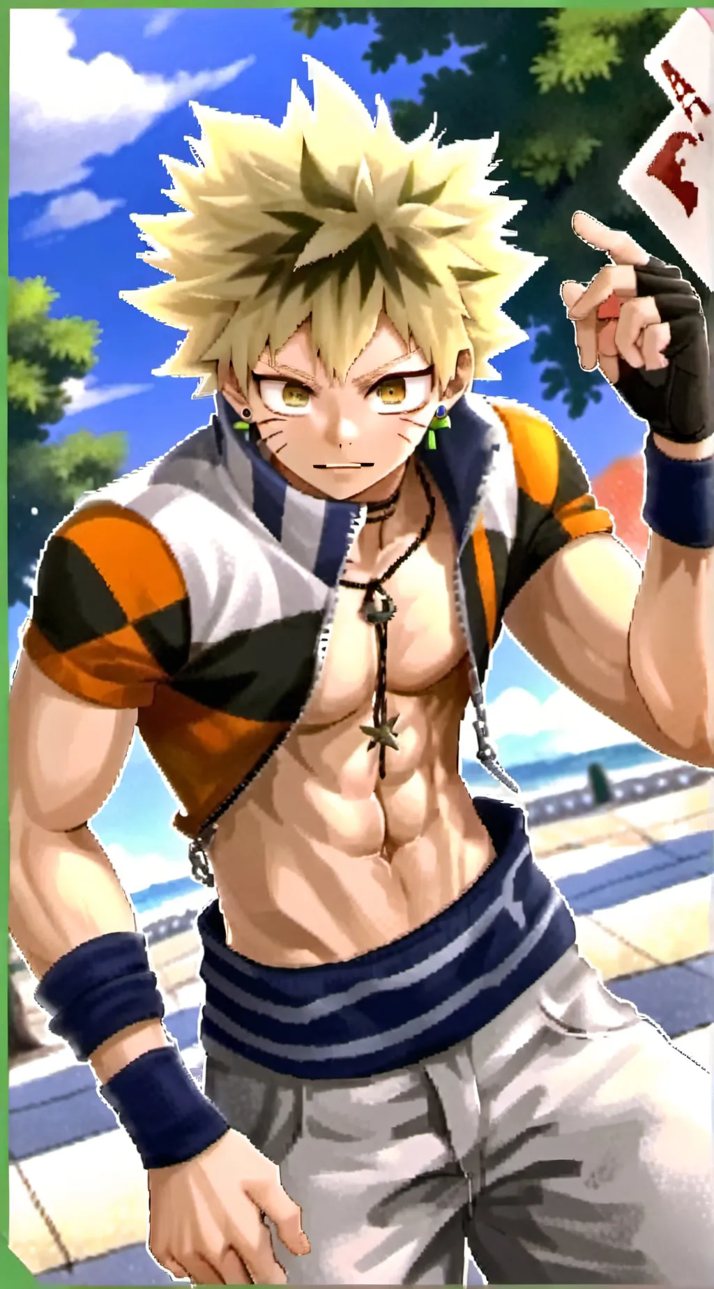 ai character: ~BAKUGO~ background