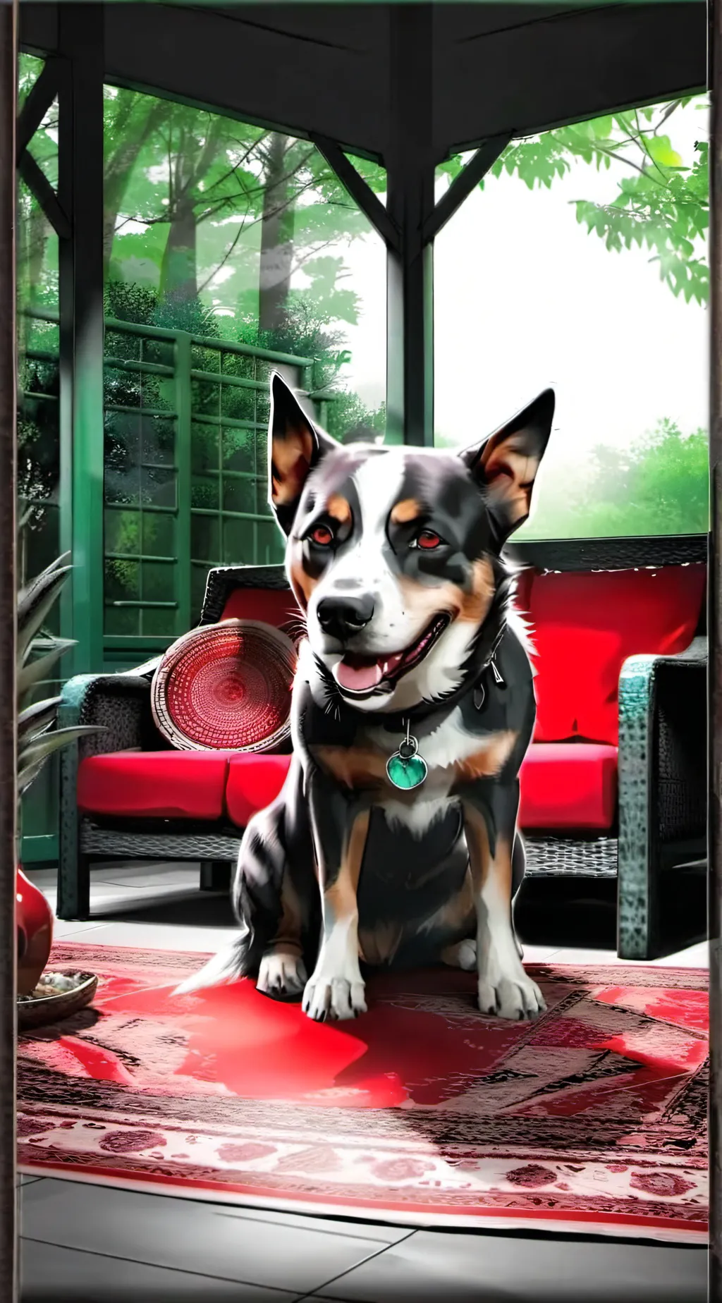 ai character: Only yes background