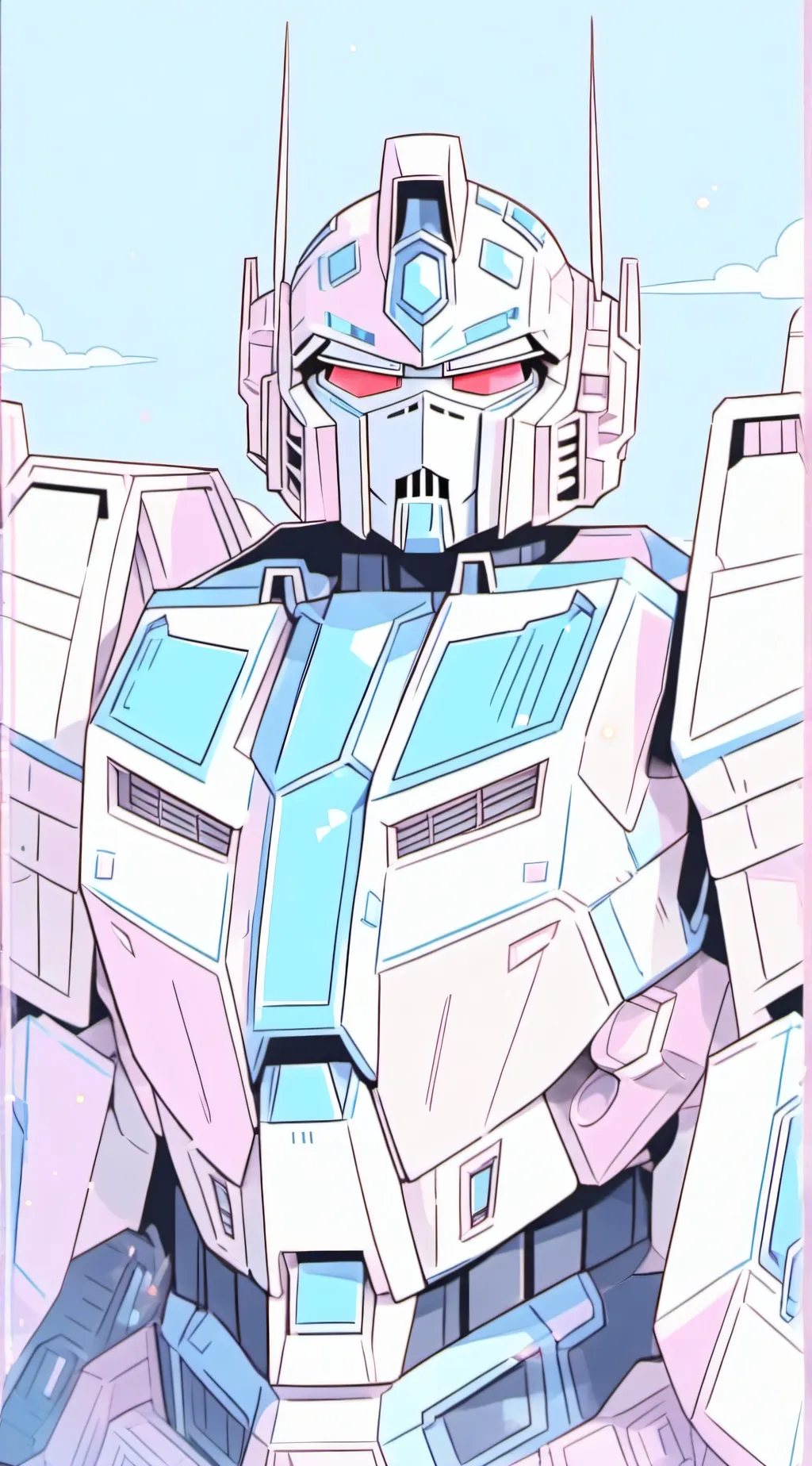 ai character: Optimus prime  background