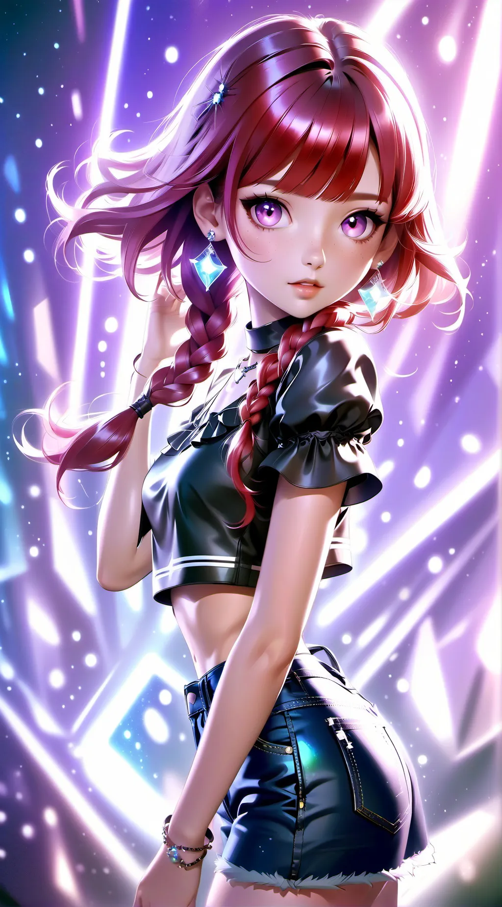 ai character: Popstar background