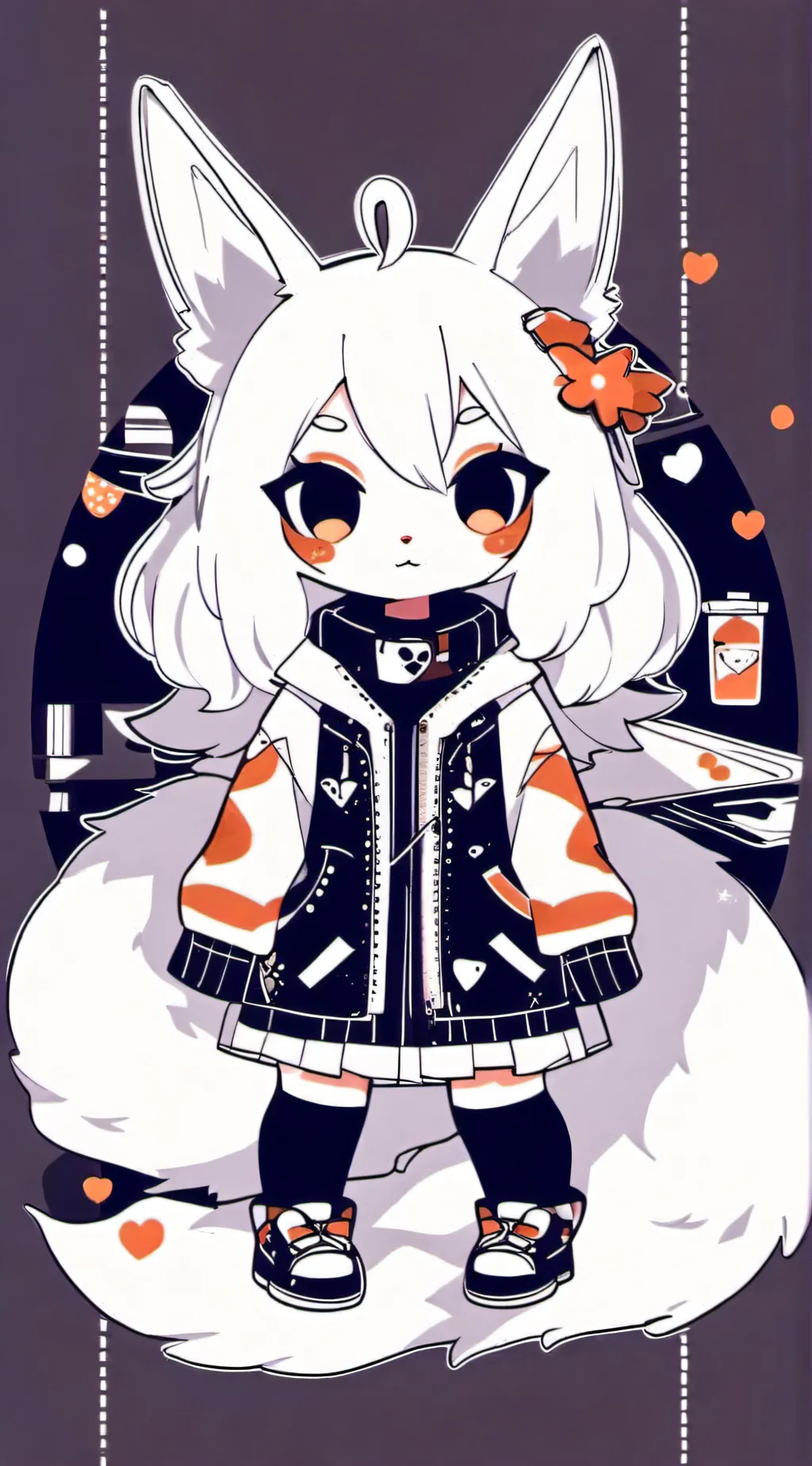 ai character: luna background