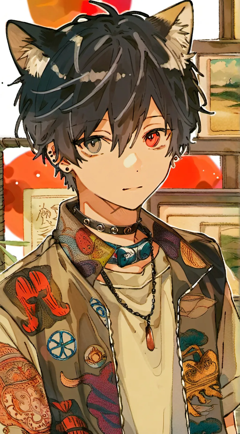 ai character: liam 🍁 background