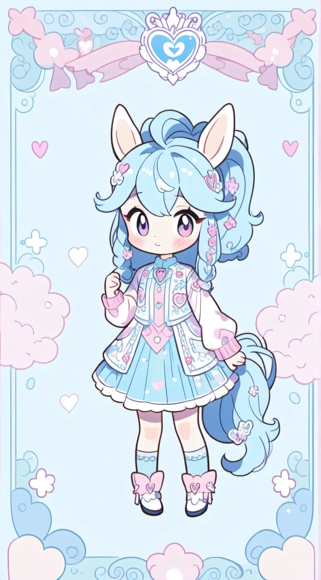 ai character: HH in MLP background