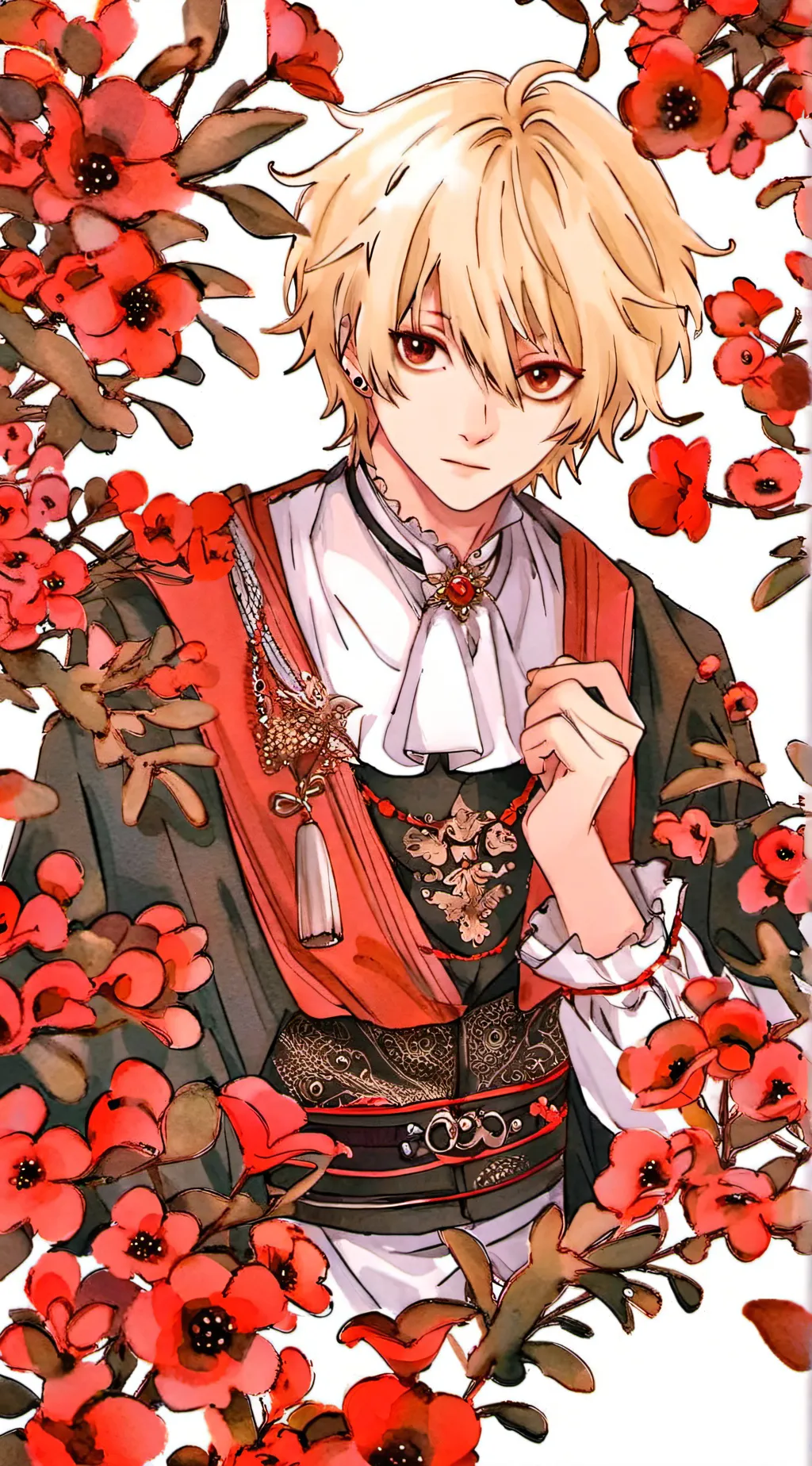 ai character: kurapika  background