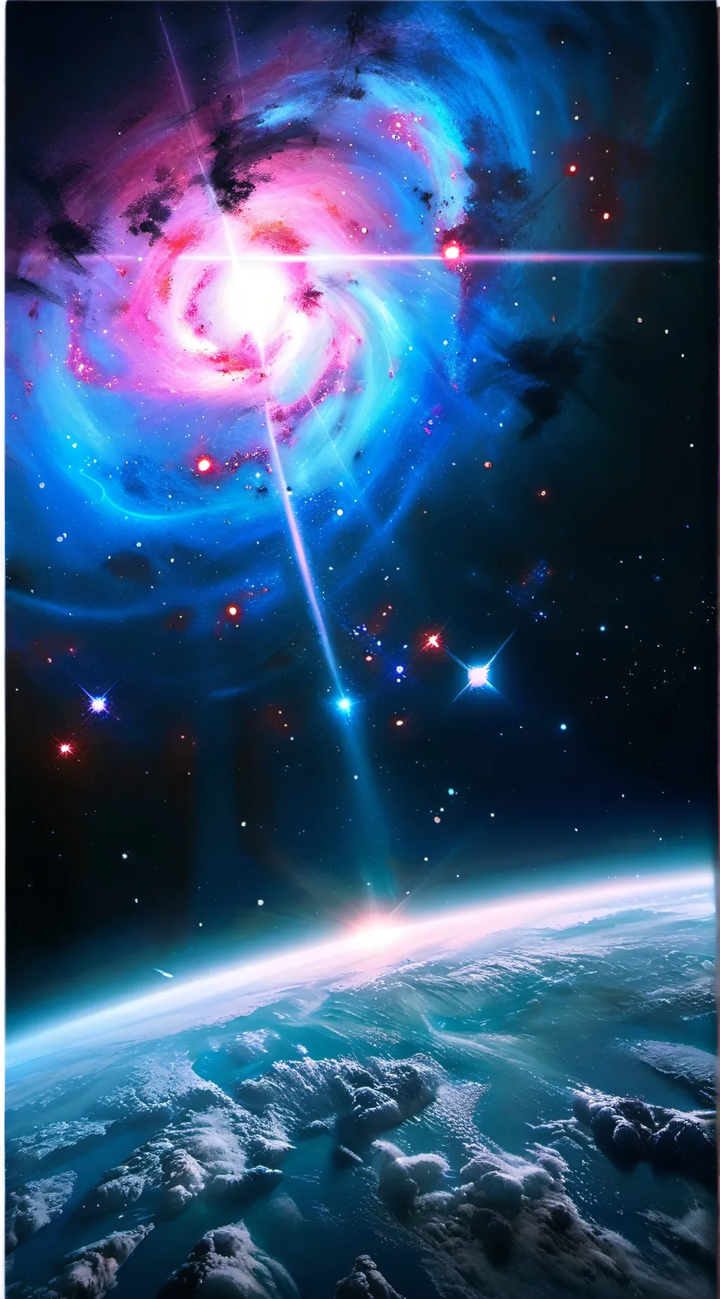 ai character: Paint background