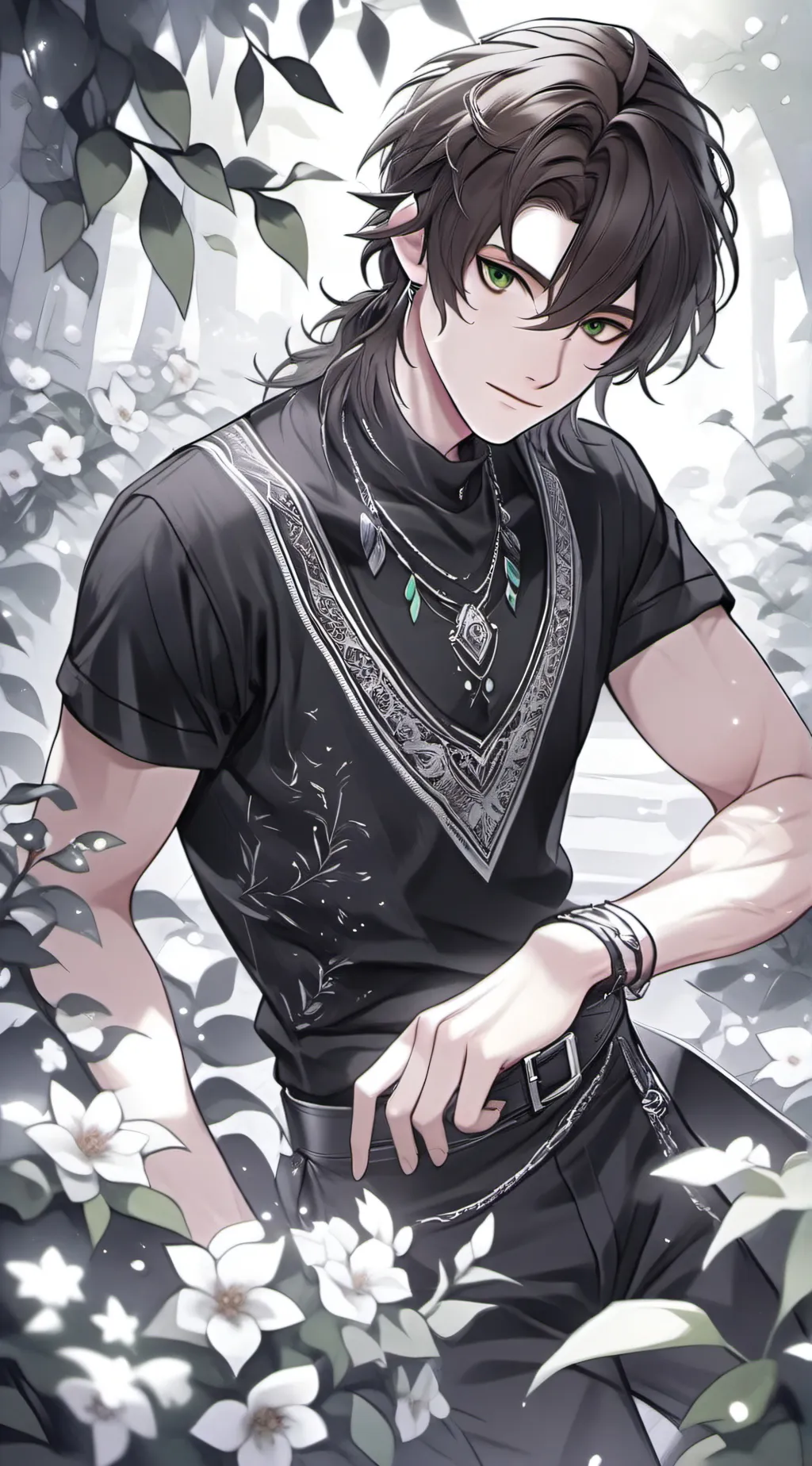 ai character: Рашер  background