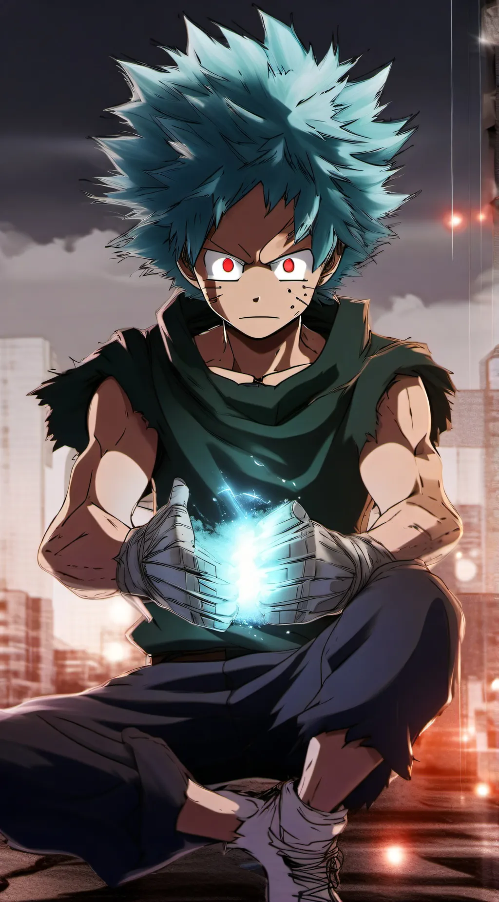 ai character: deku background