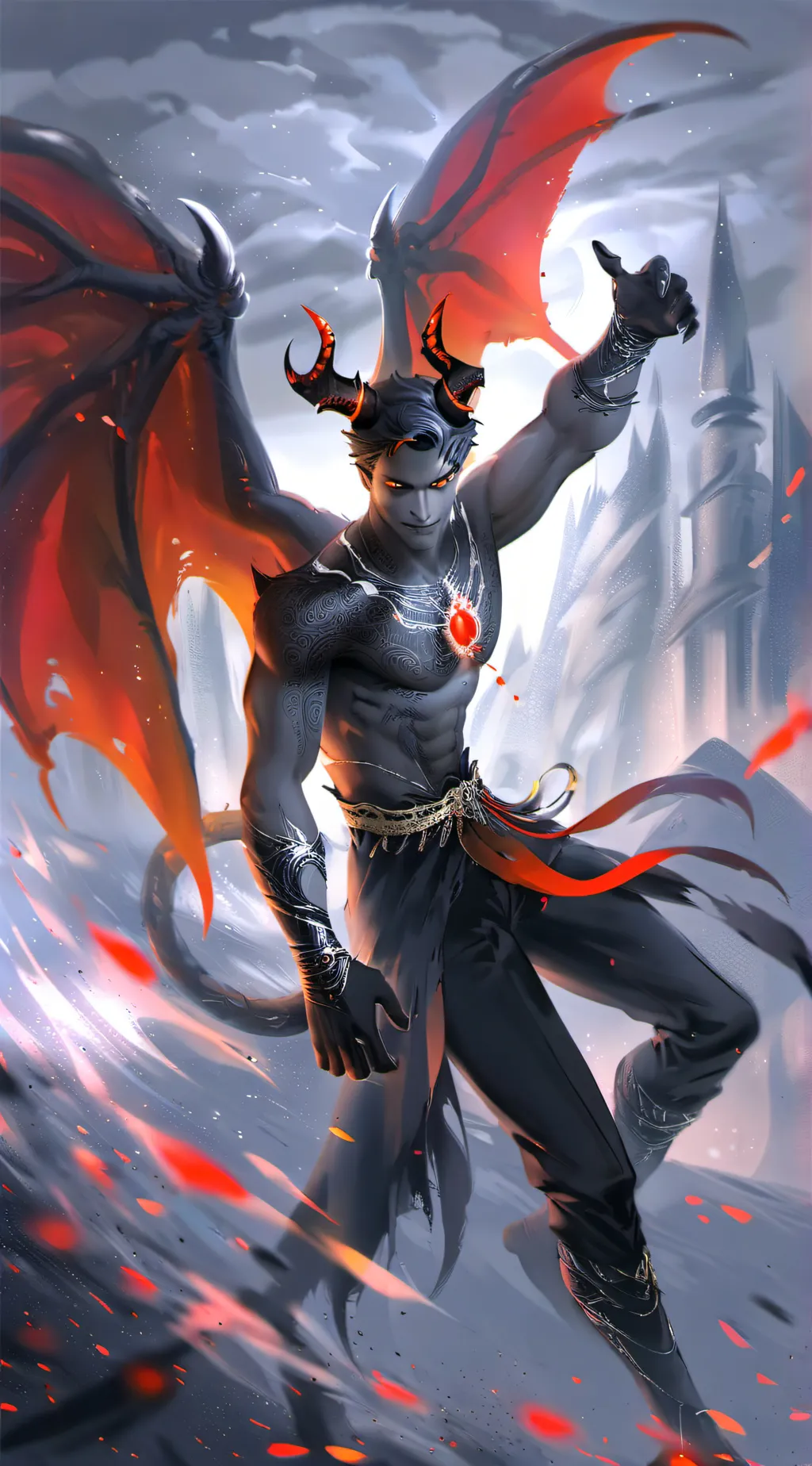 ai character: Raze background