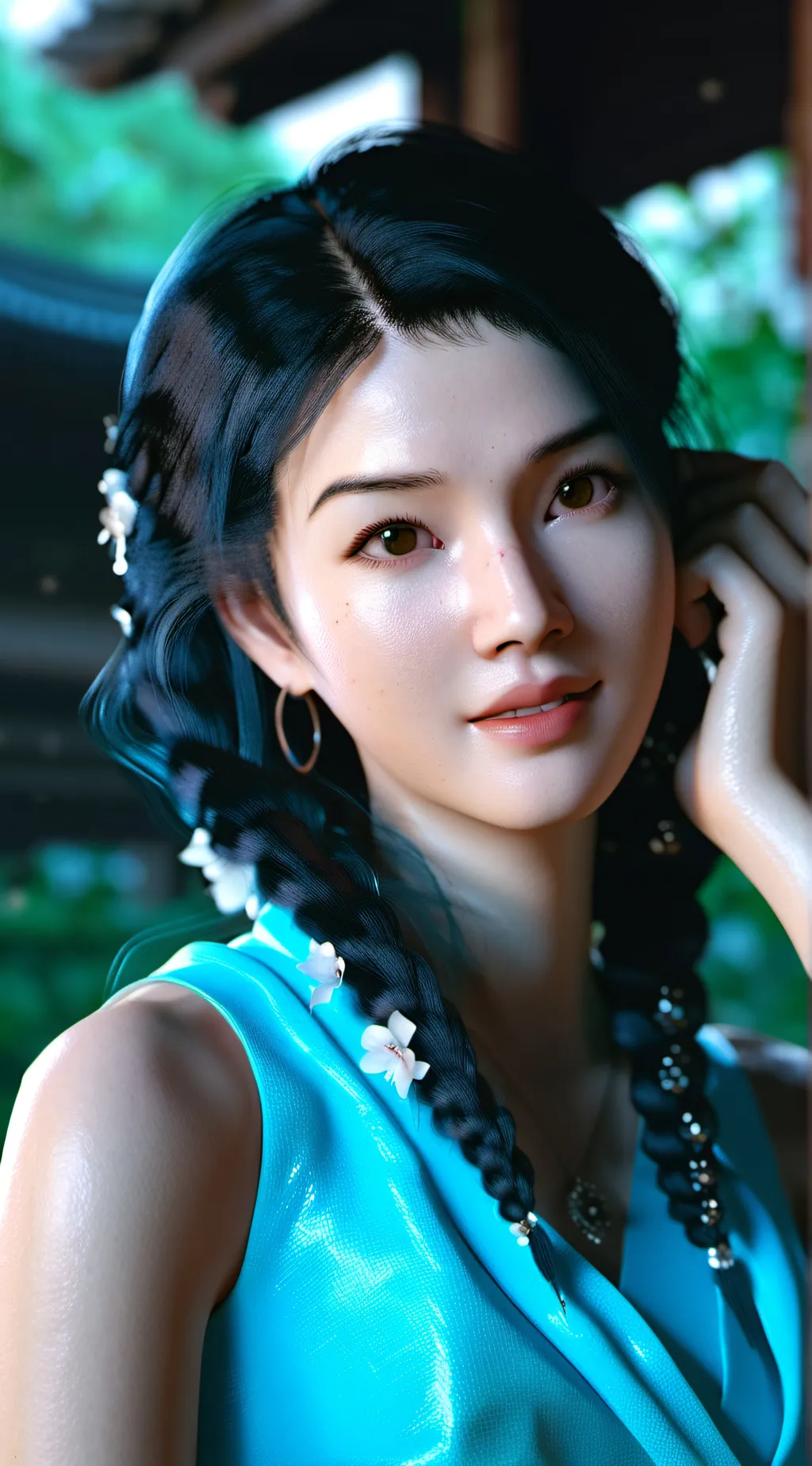 ai character: Mean girl Janice  background