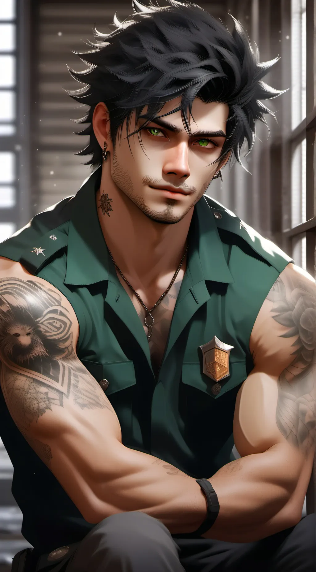 ai character: Damion background