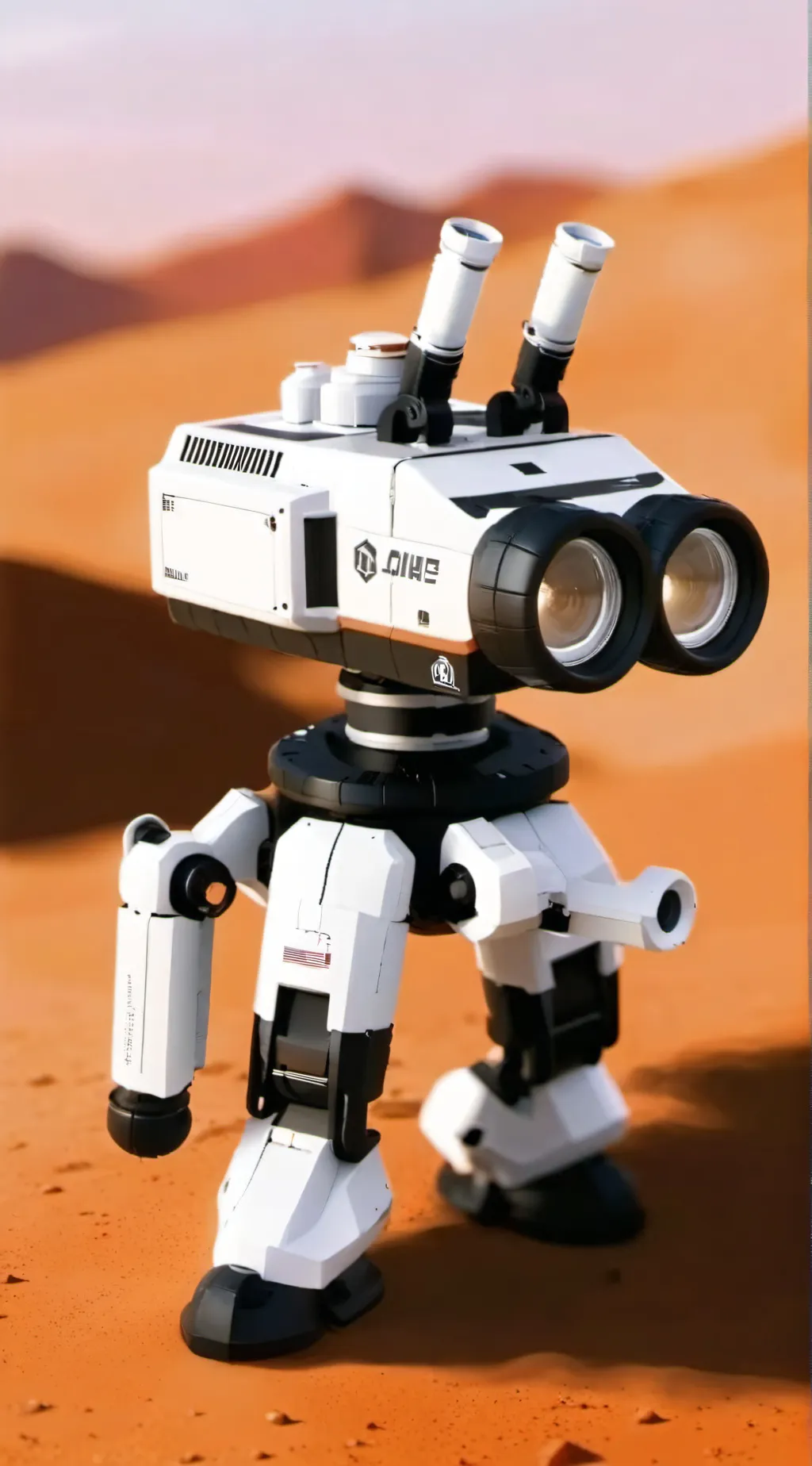 ai character: Mars rov Curiosity background