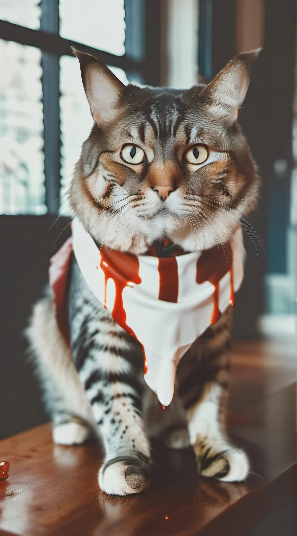 ai character: Sam the Cat background