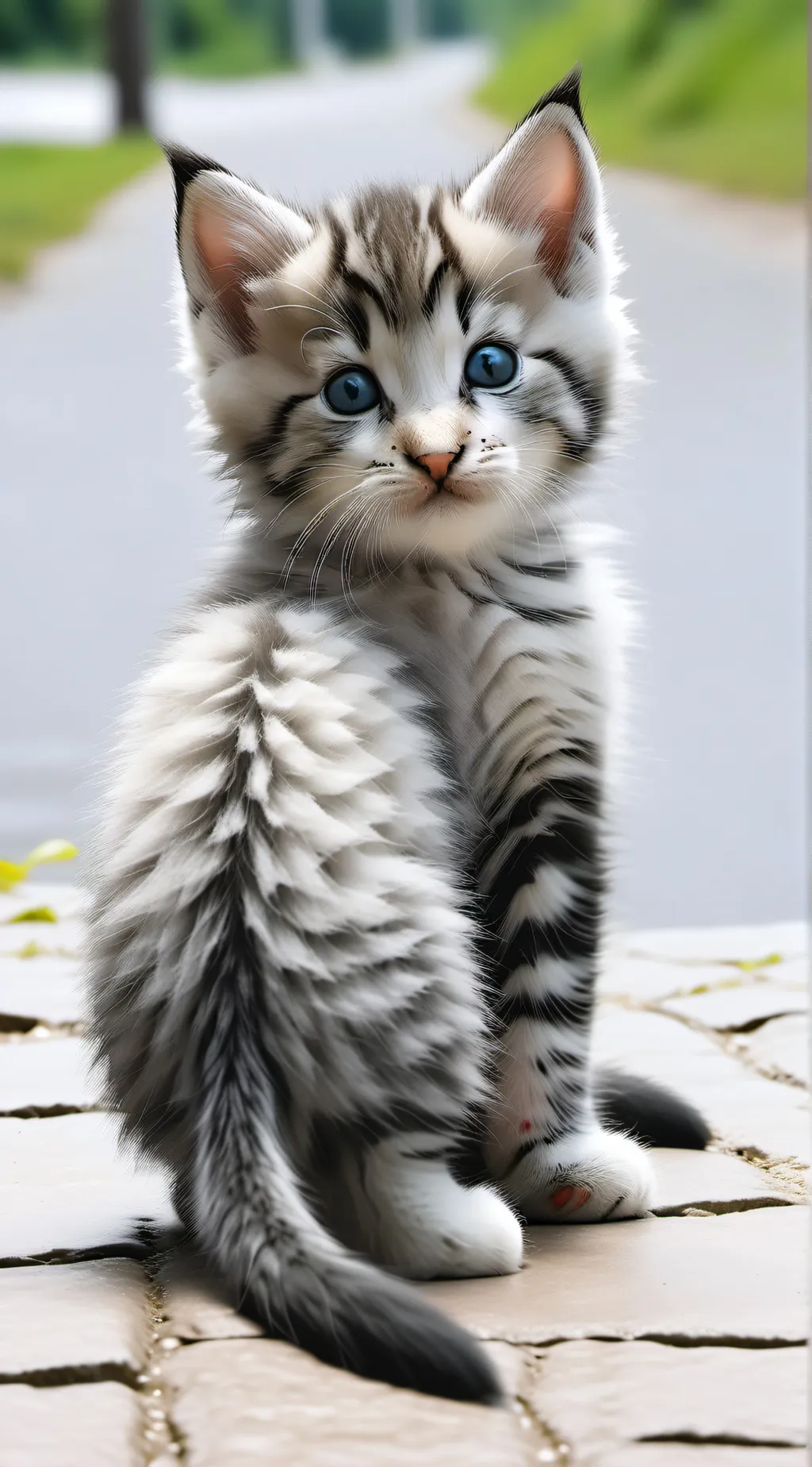 ai character: The kitten background