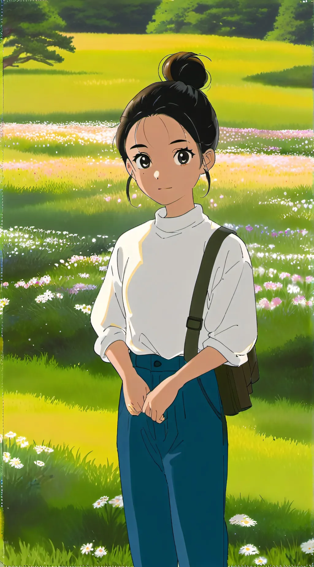 ai character: Lana  background