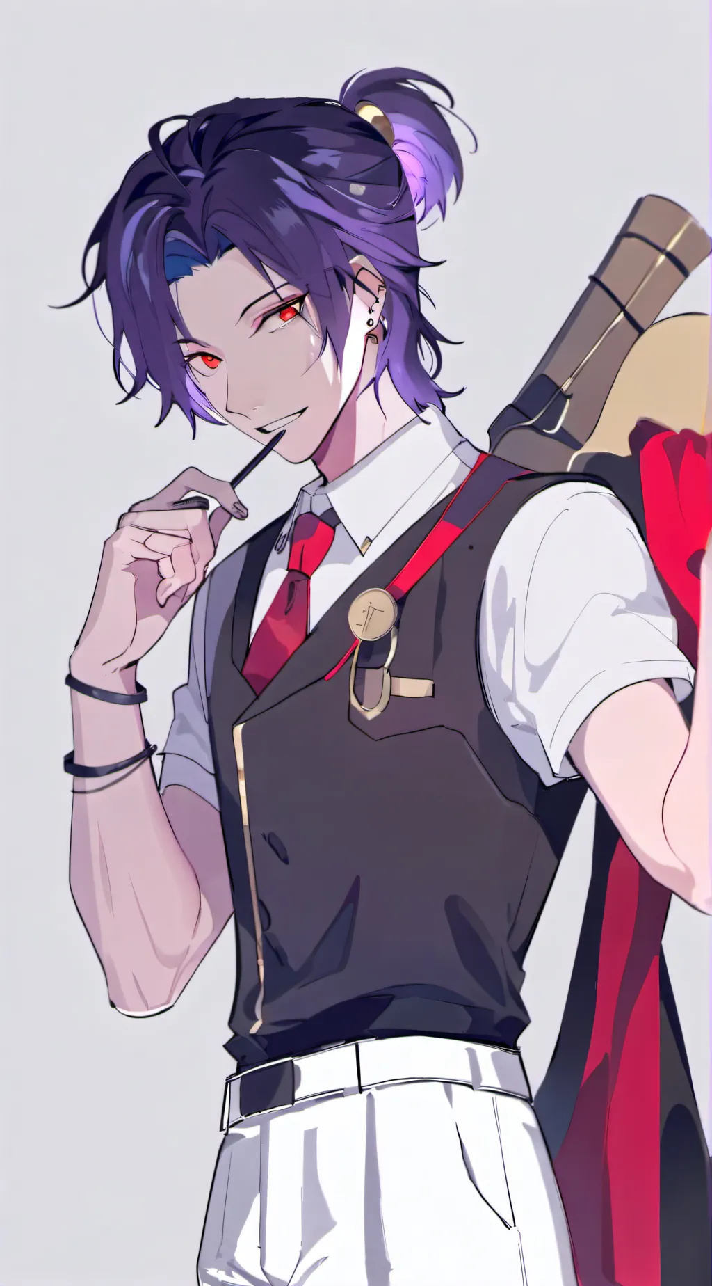 ai character: MHA sleepover background