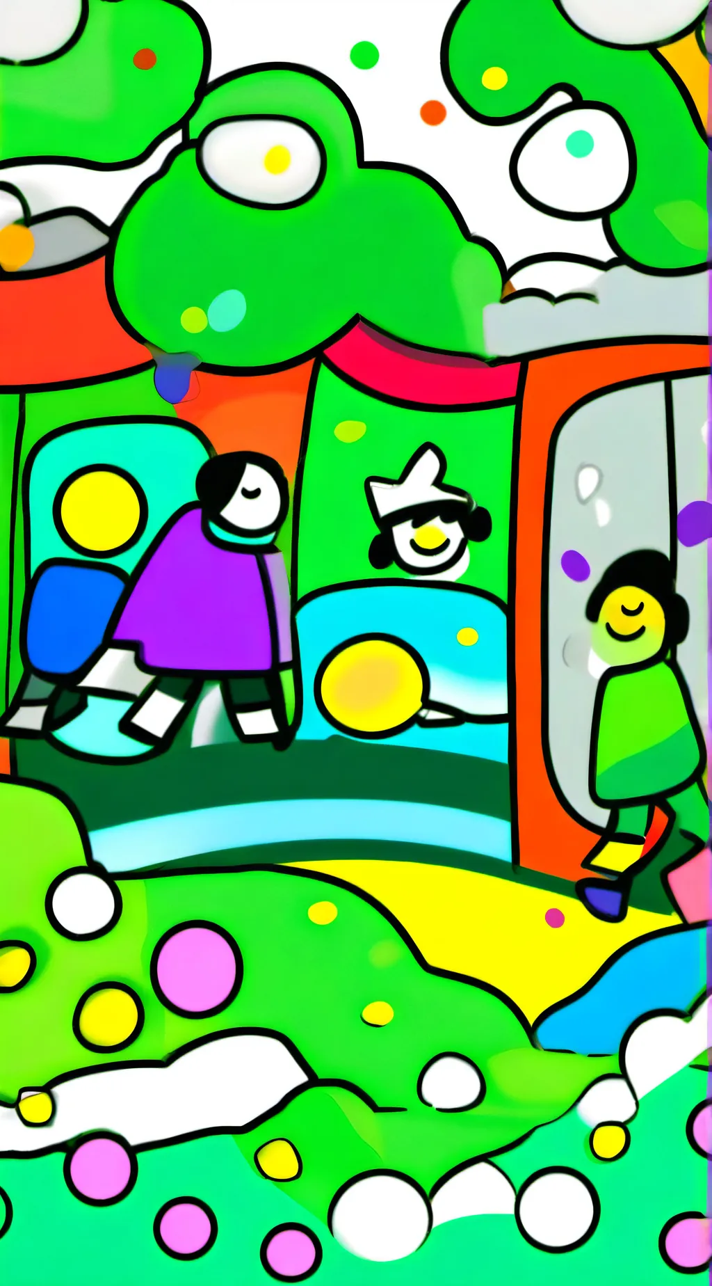 ai character: Sprunki phase 1 background