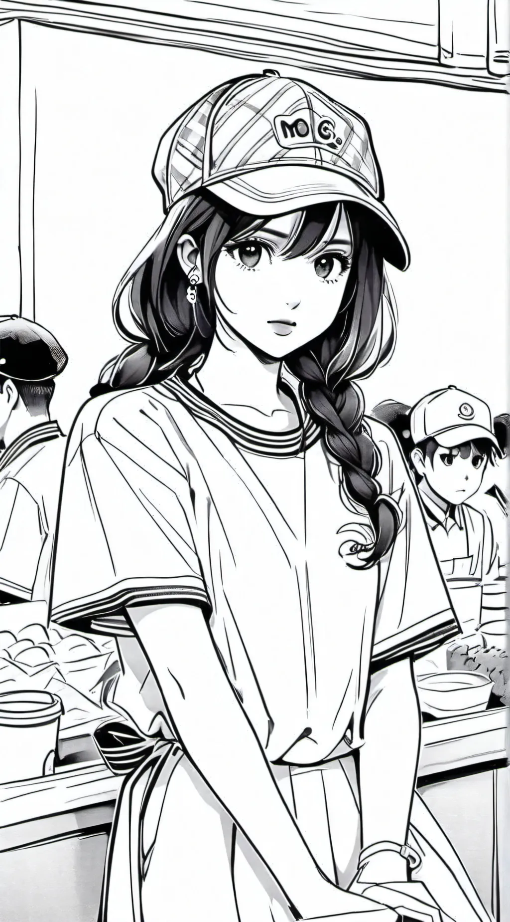 ai character: McDonald's  background