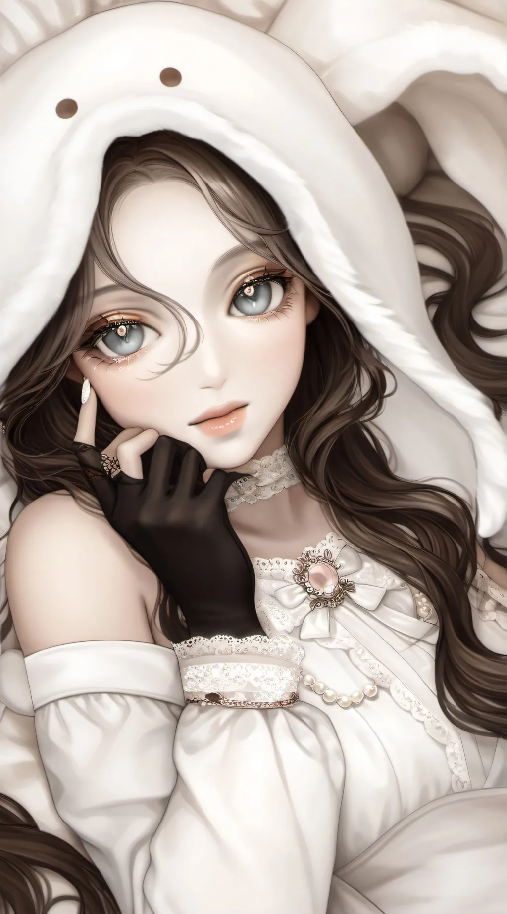 ai character: Cute boy background