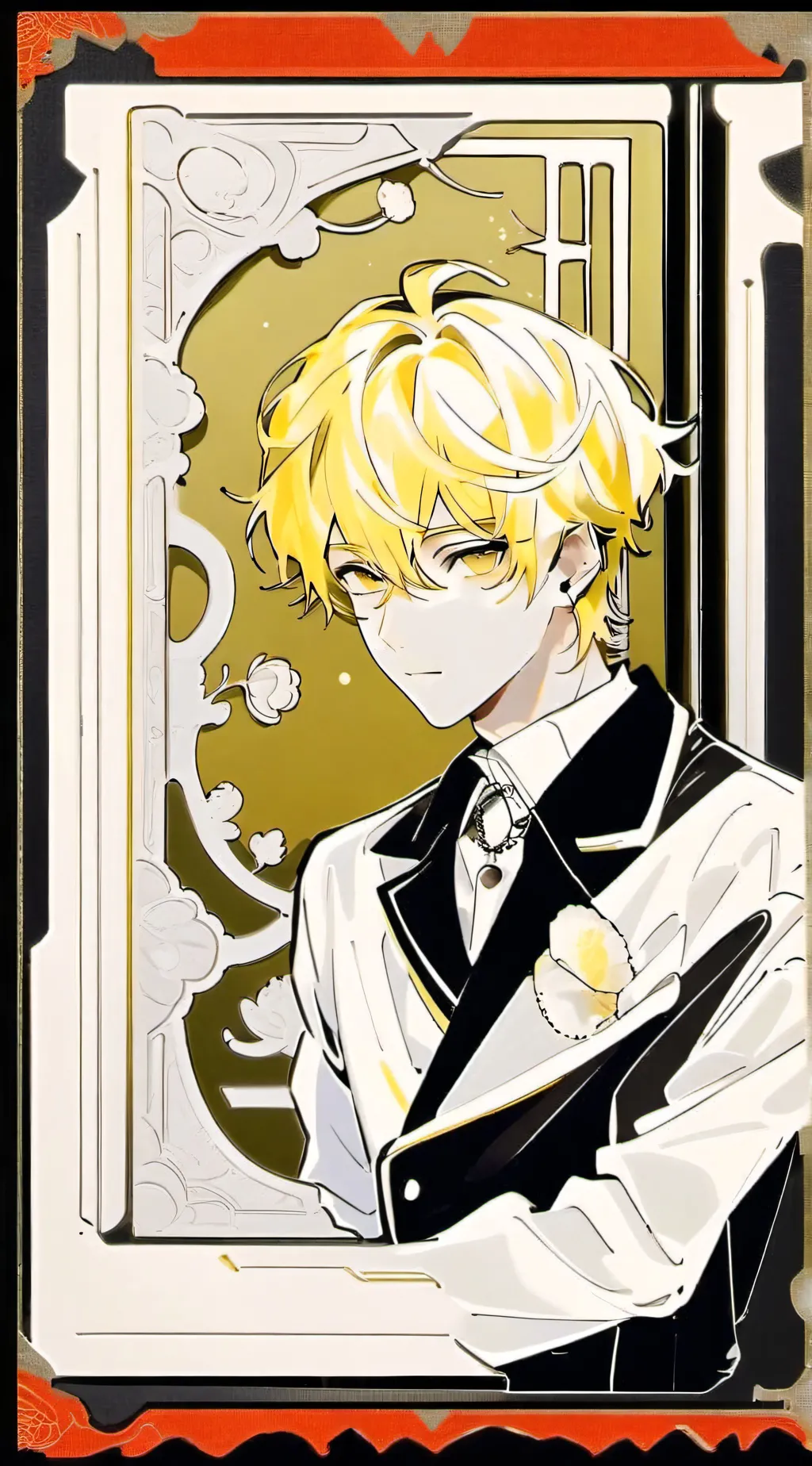 ai character: zenitsu  background