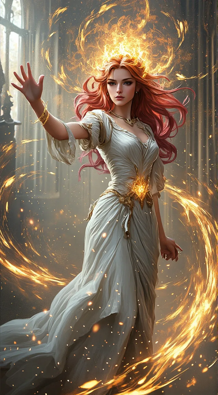 ai character: cute lily background