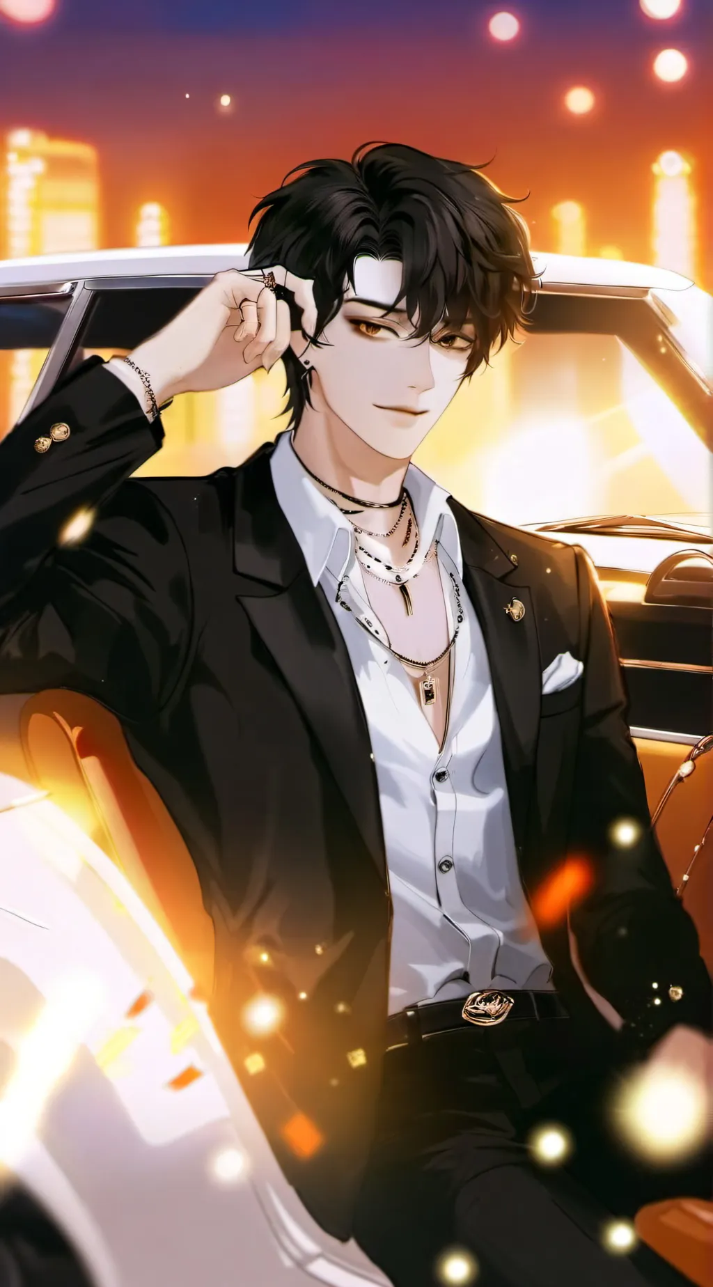 ai character: •Kazai• background