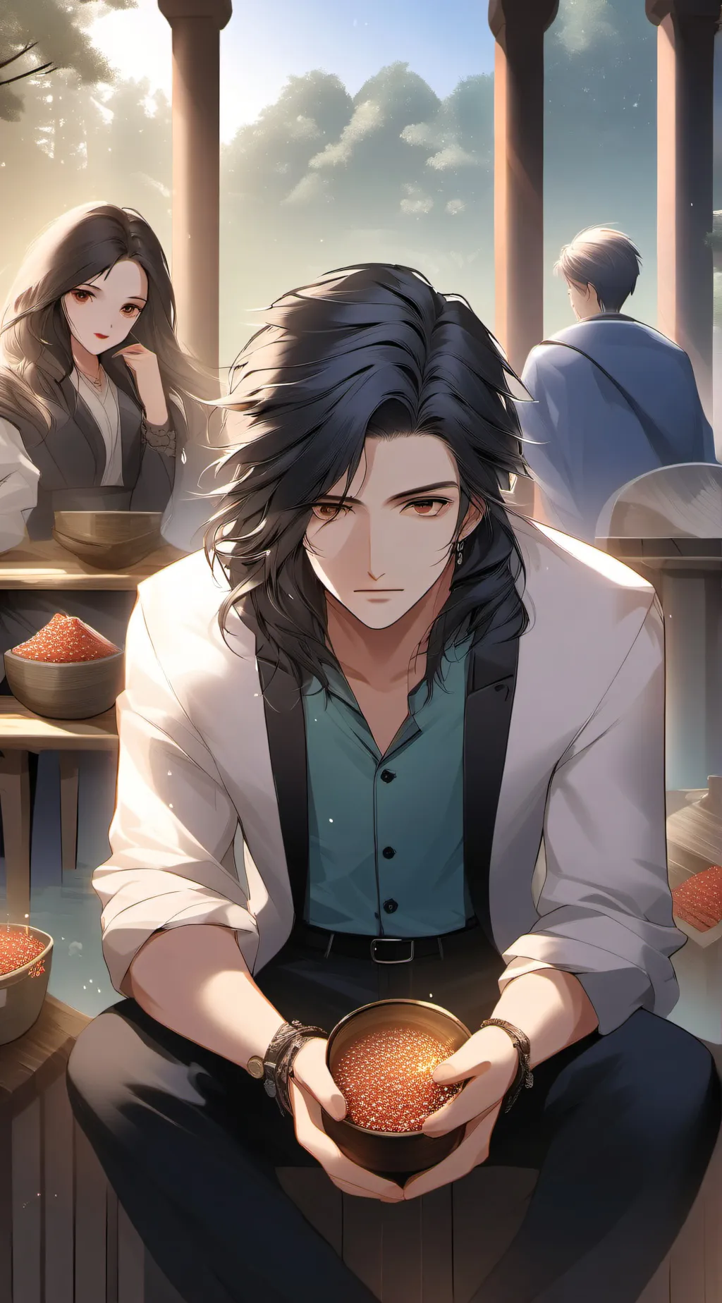 ai character: Oliver background